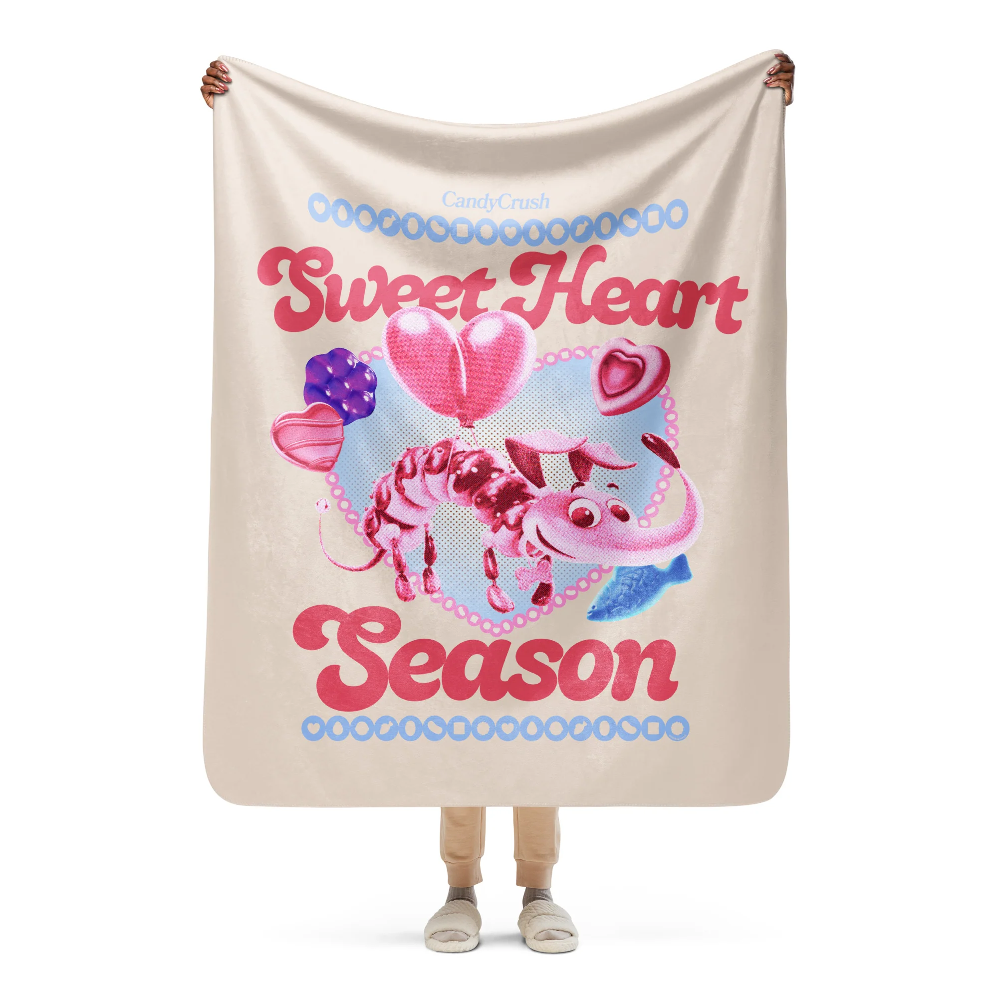 Candy Crush Blanket Sweet Heart Season - Image 6