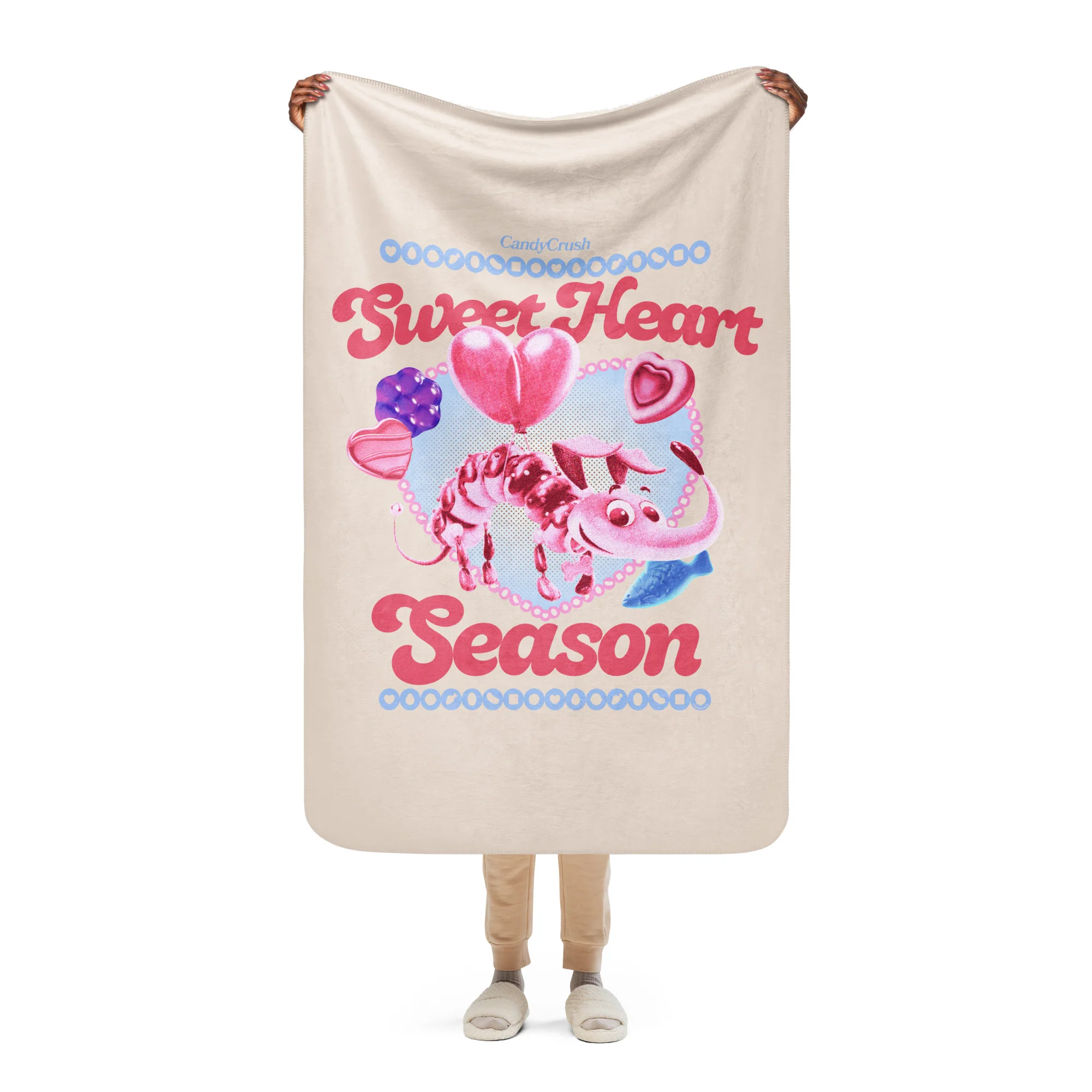 Candy Crush Blanket Sweet Heart Season - Image 8