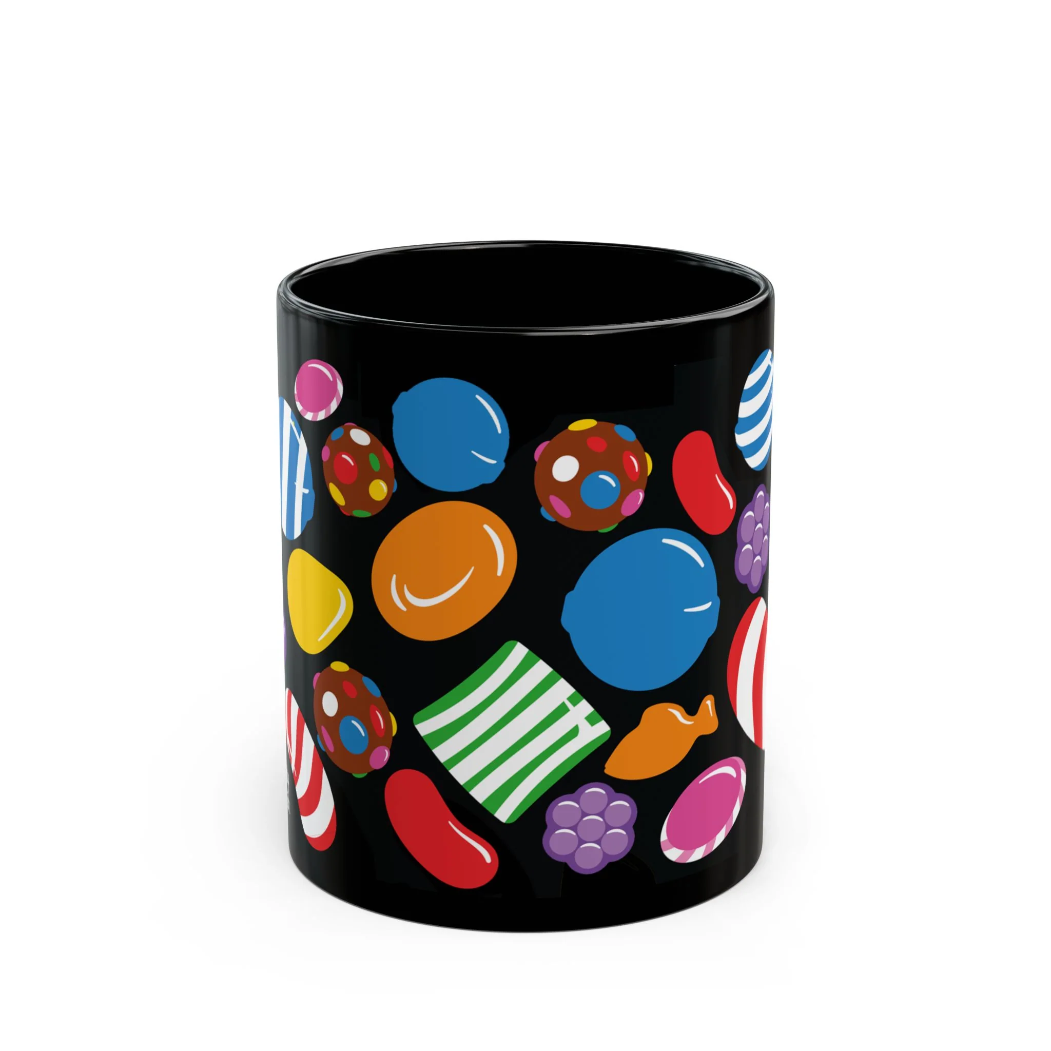 Candy Crush Candies Black Mug - Image 3