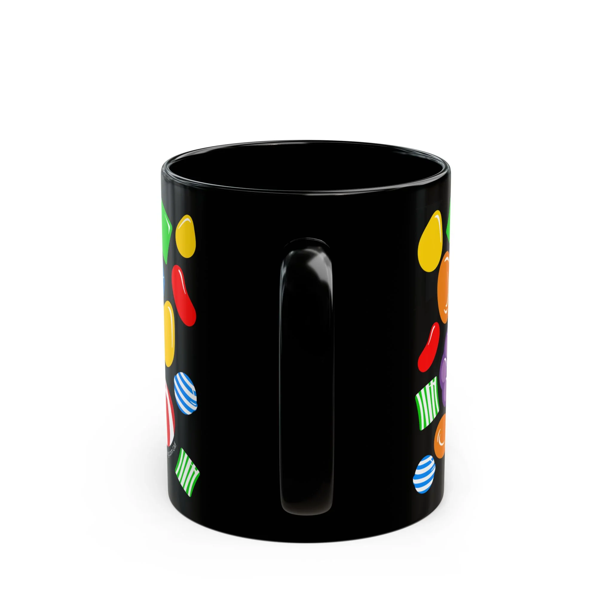 Candy Crush Candies Black Mug - Image 4