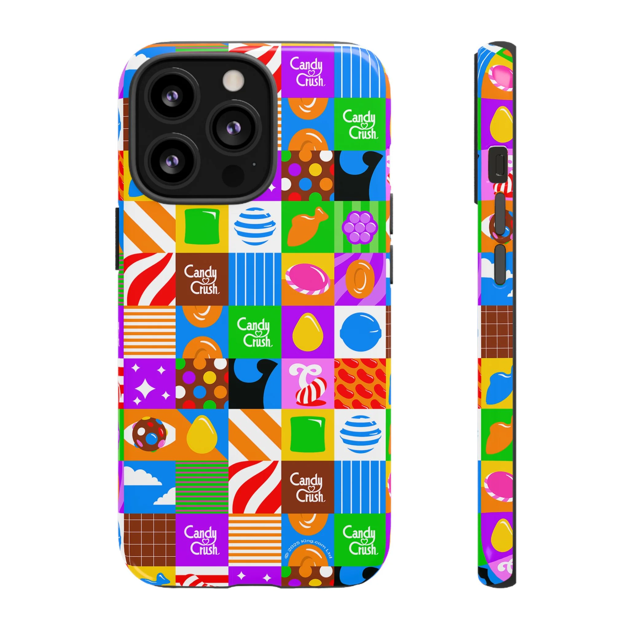Candy Crush Pop Grid Tough Phone Case - Image 3