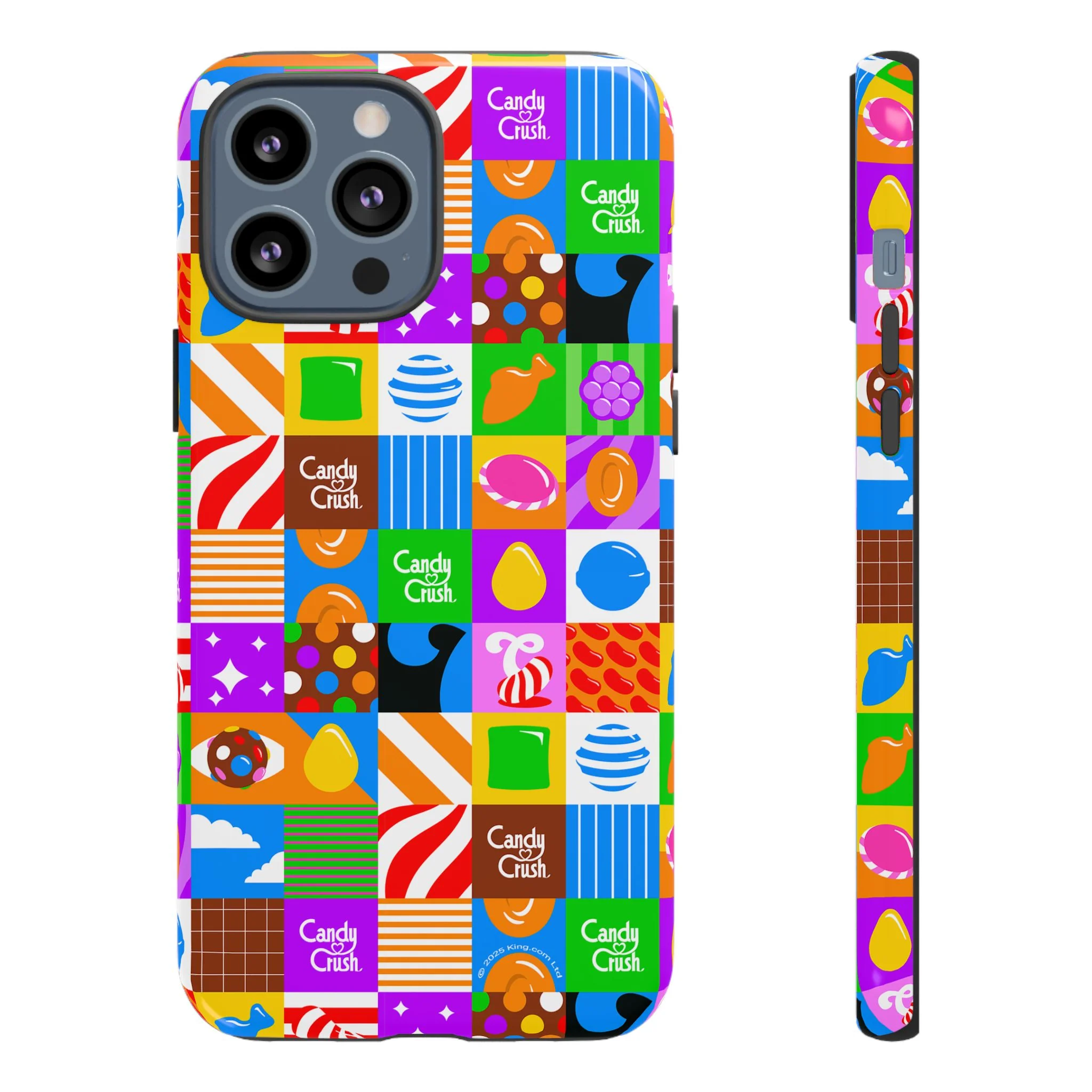 Candy Crush Pop Grid Tough Phone Case - Image 4