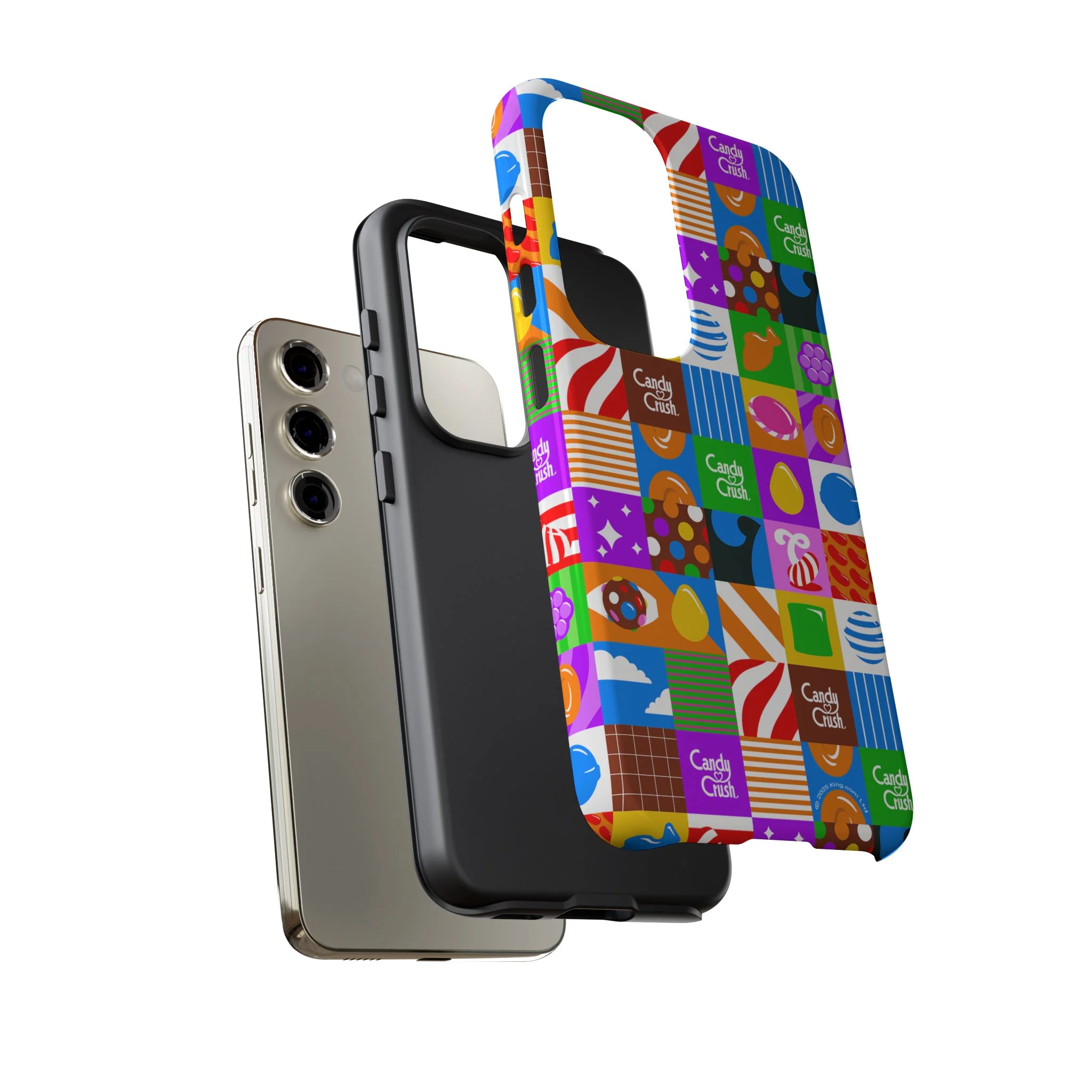 Candy Crush Pop Grid Tough Phone Case - Image 46