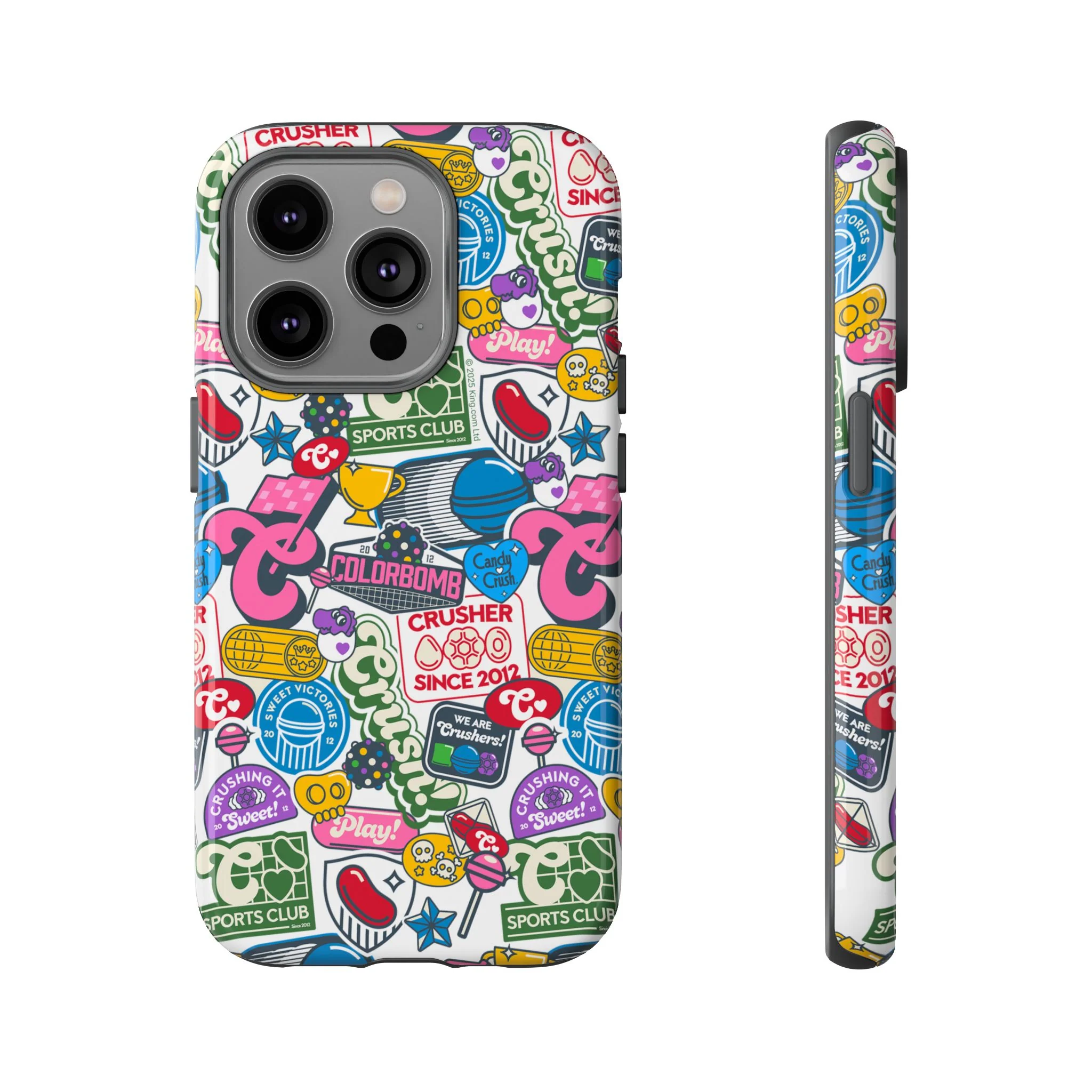 Candy Crush Sports Club Patches Tough Phone Case - Image 10