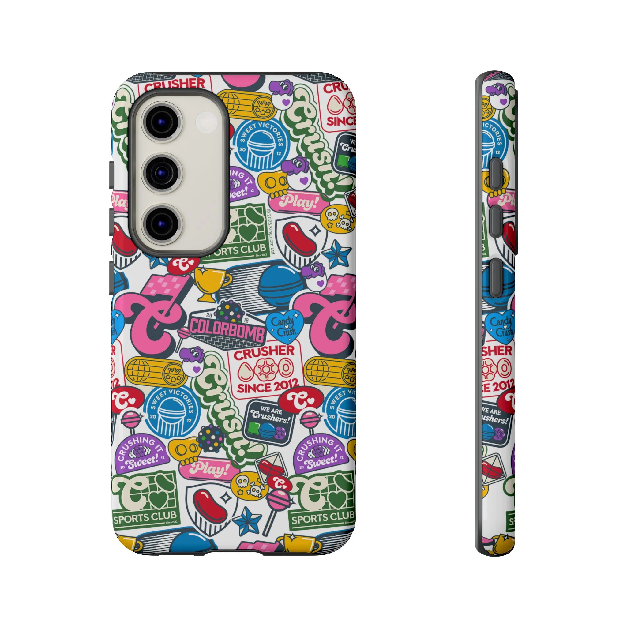 Candy Crush Sports Club Patches Tough Phone Case - Image 13