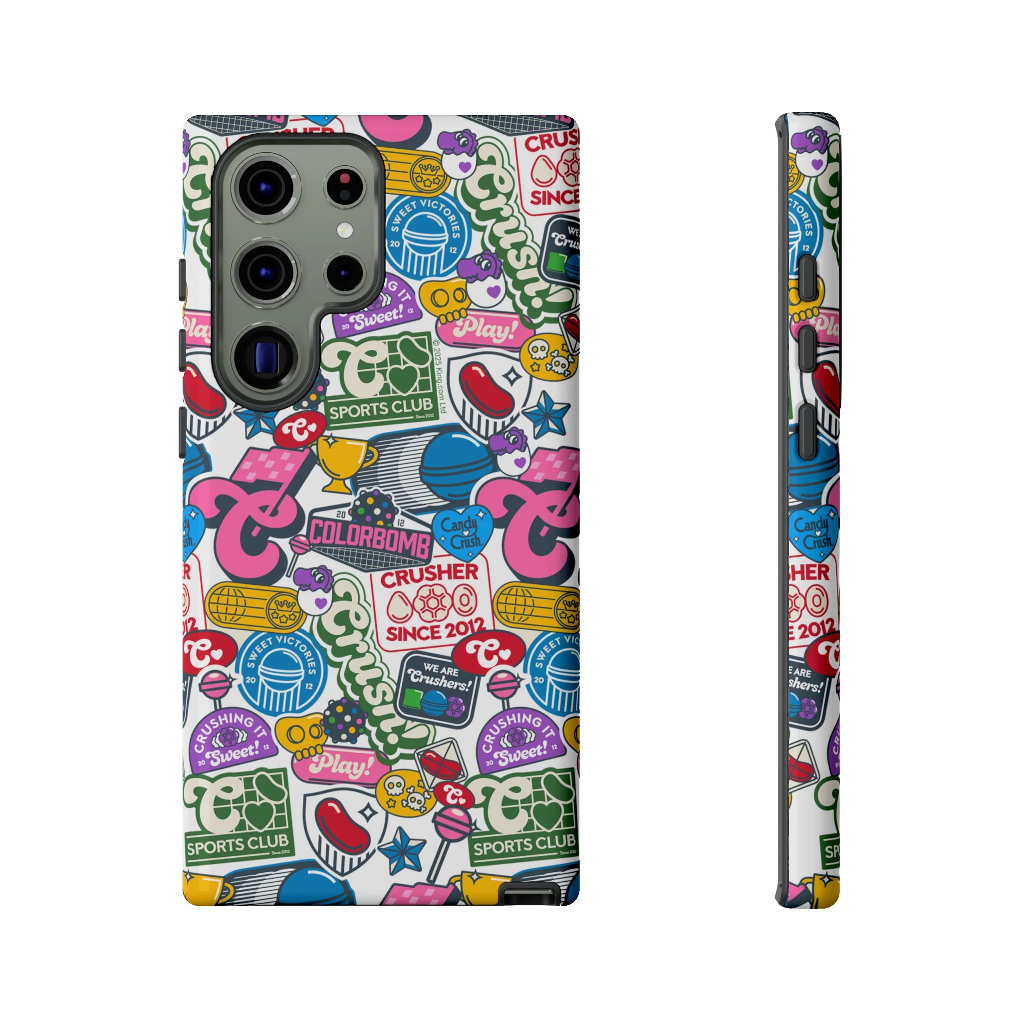 Candy Crush Sports Club Patches Tough Phone Case - Image 15