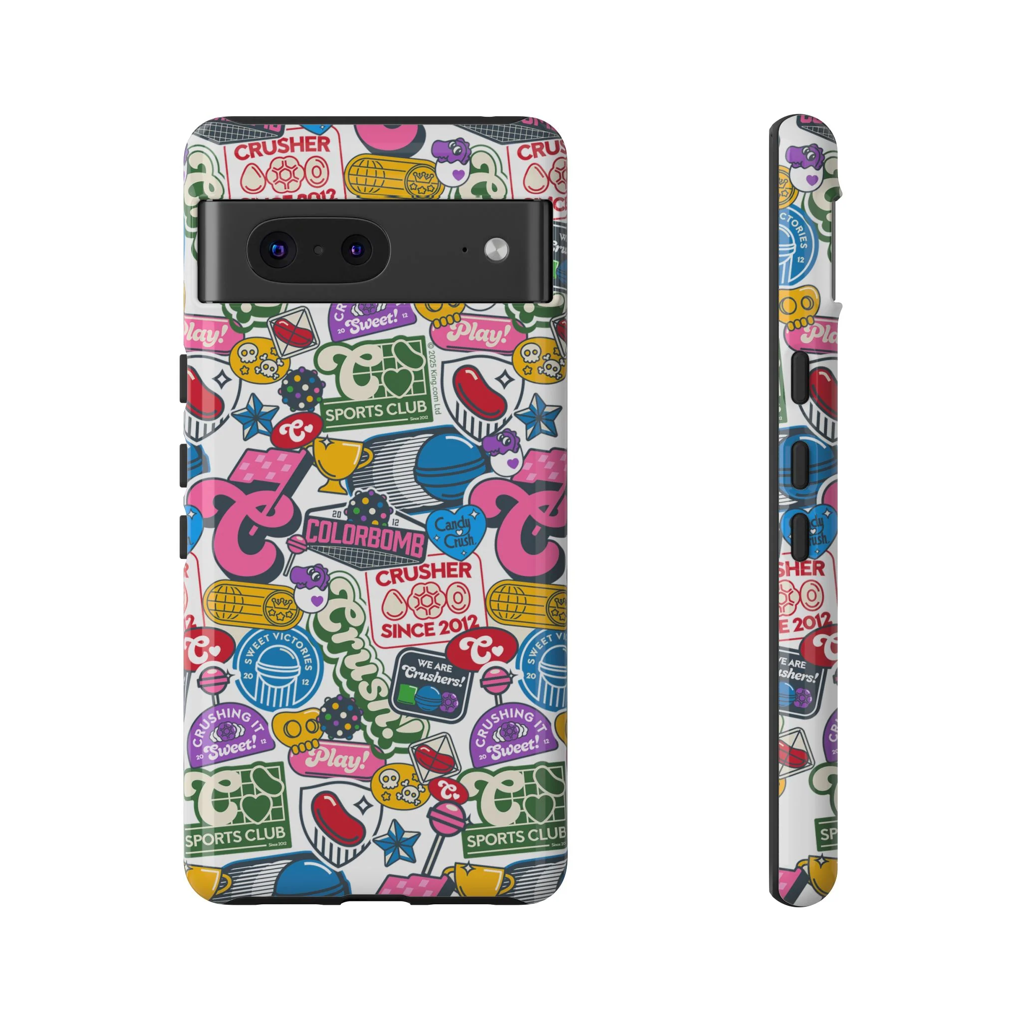 Candy Crush Sports Club Patches Tough Phone Case - Image 16