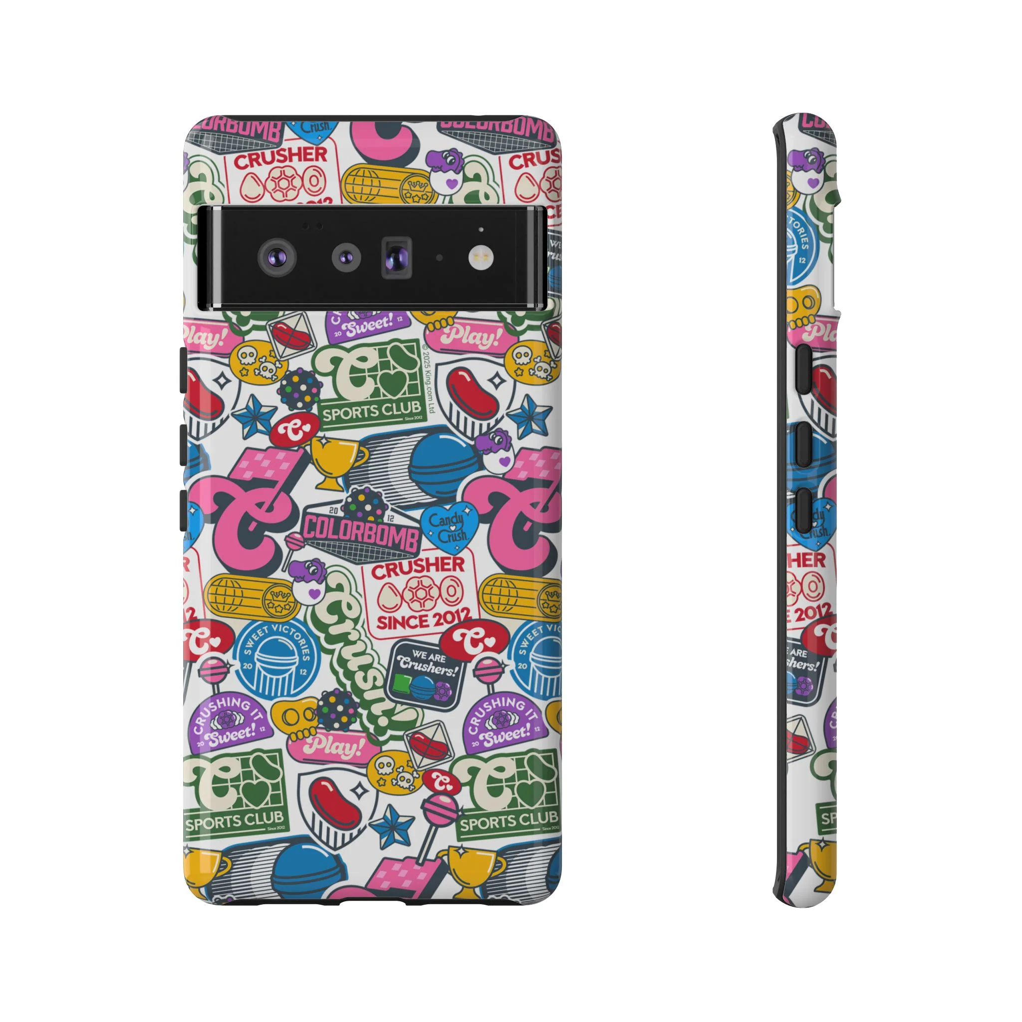 Candy Crush Sports Club Patches Tough Phone Case - Image 17