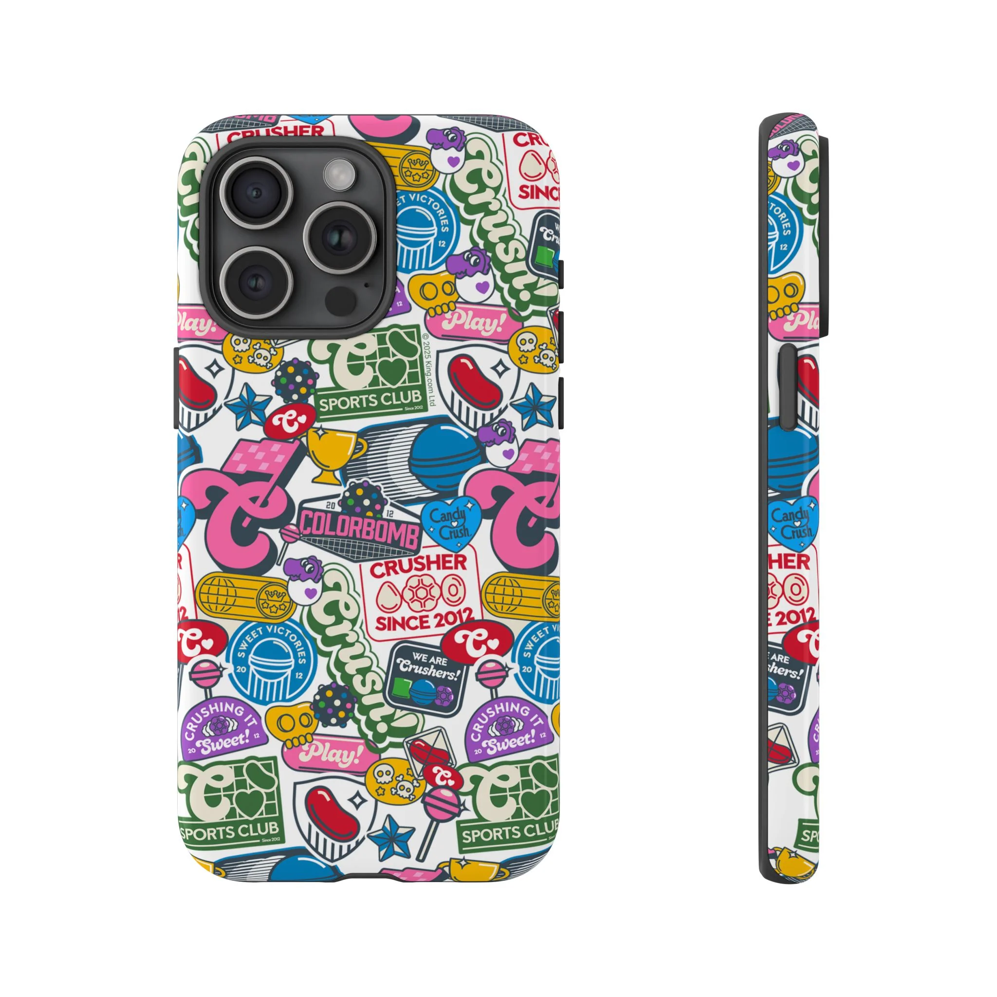Candy Crush Sports Club Patches Tough Phone Case - Image 21