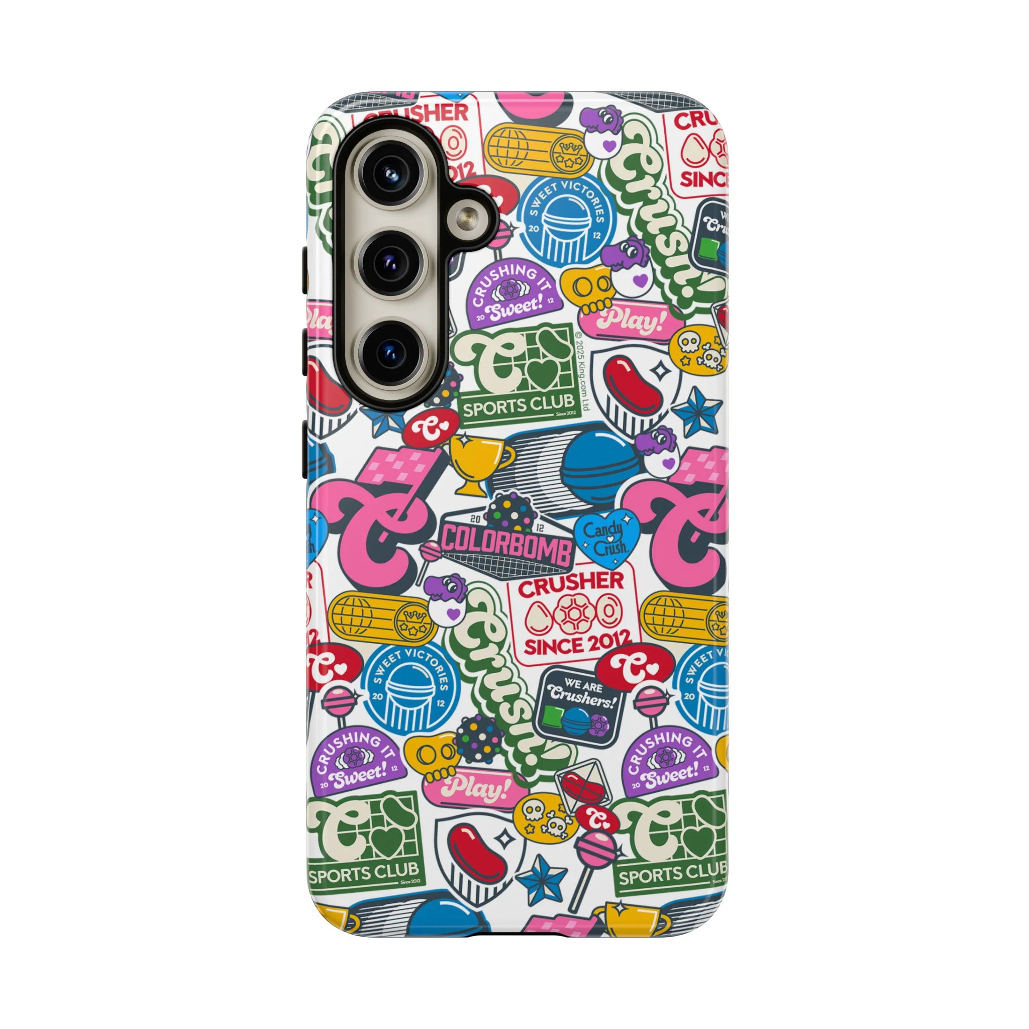 Candy Crush Sports Club Patches Tough Phone Case - Image 22