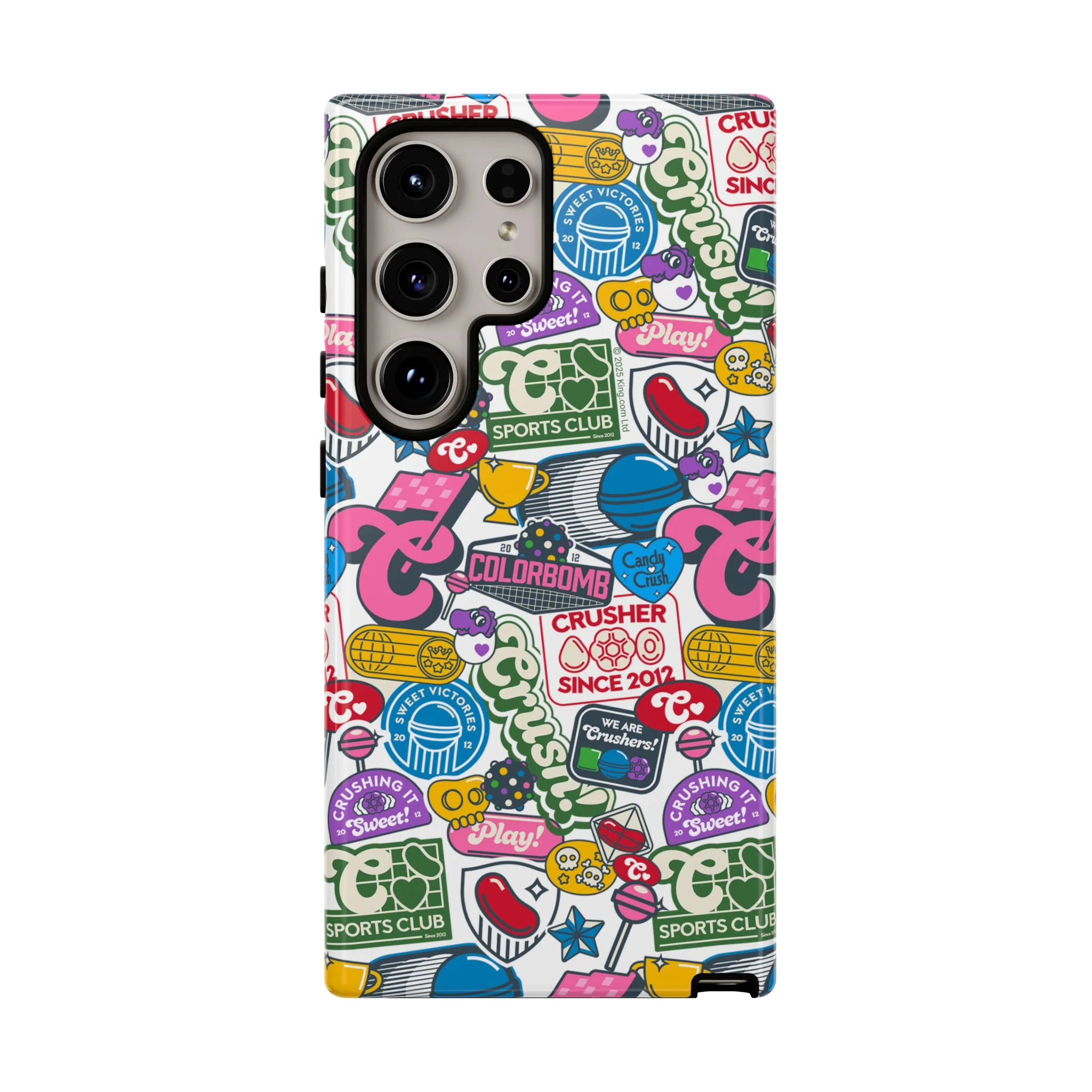 Candy Crush Sports Club Patches Tough Phone Case - Image 24