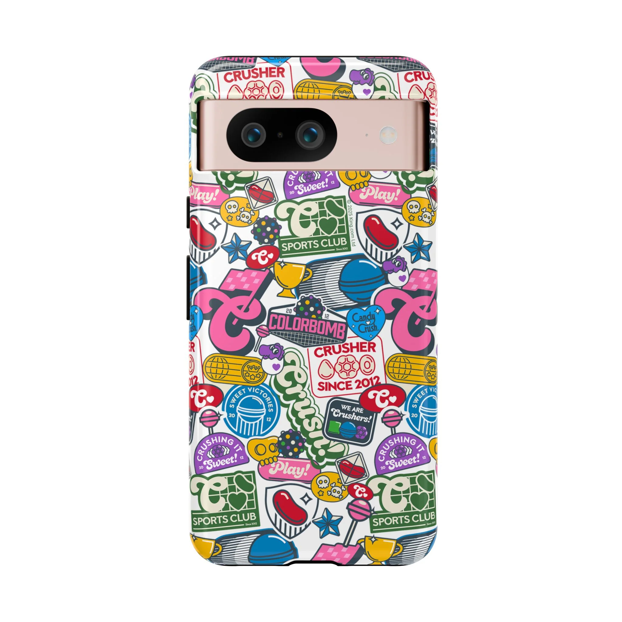 Candy Crush Sports Club Patches Tough Phone Case - Image 26