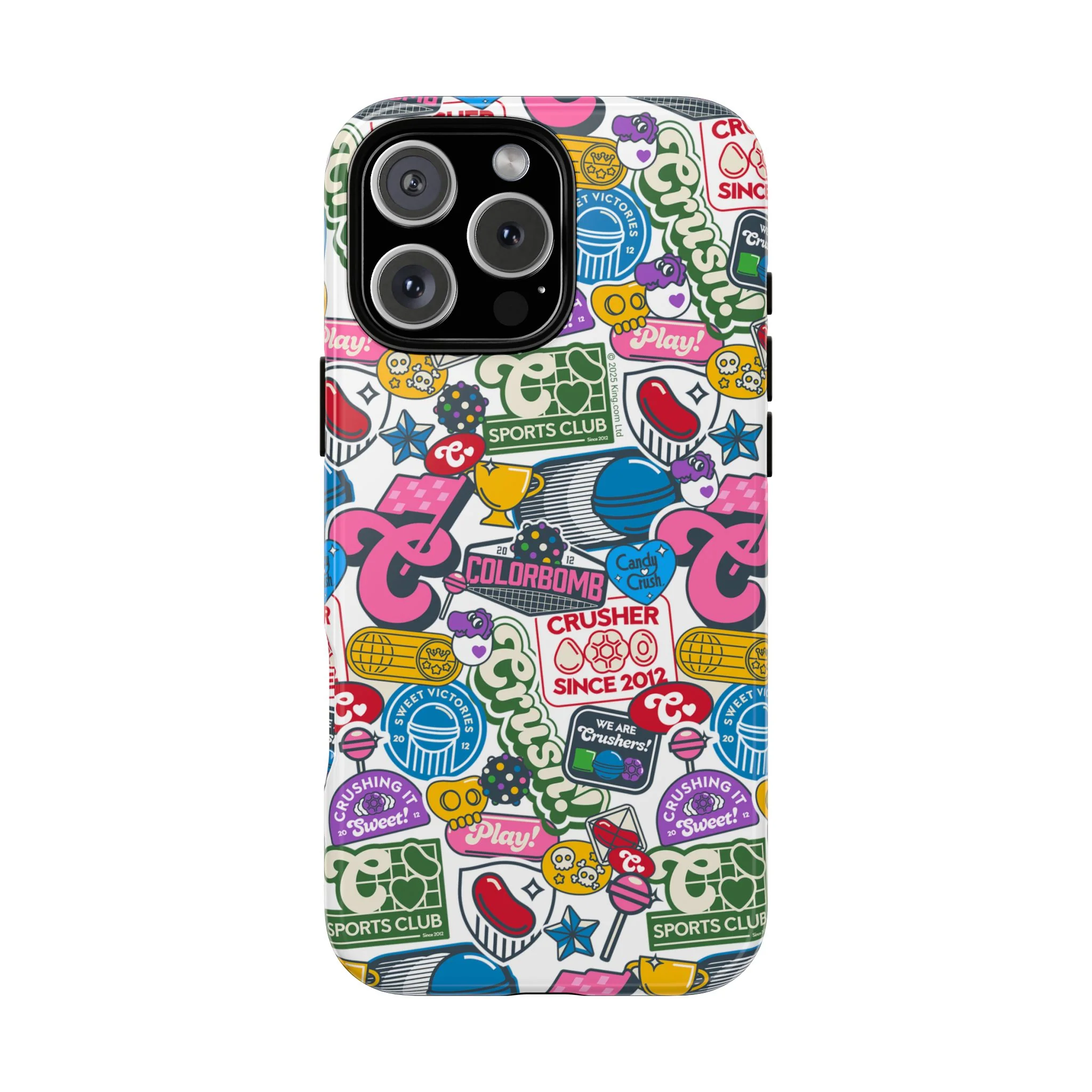 Candy Crush Sports Club Patches Tough Phone Case - Image 30