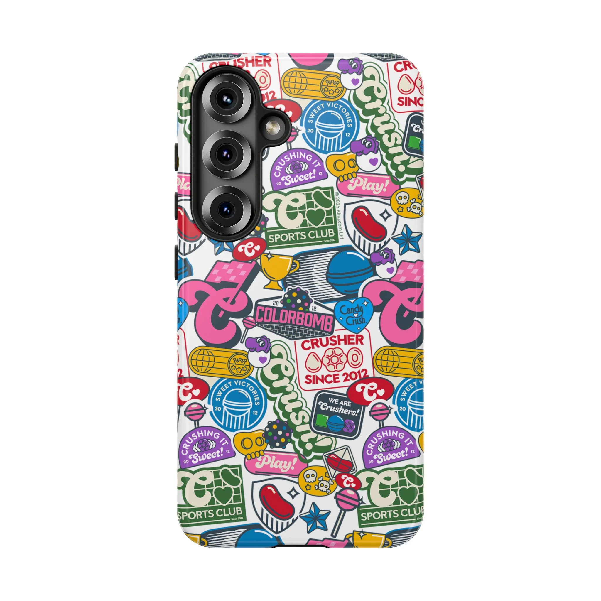 Candy Crush Sports Club Patches Tough Phone Case - Image 34
