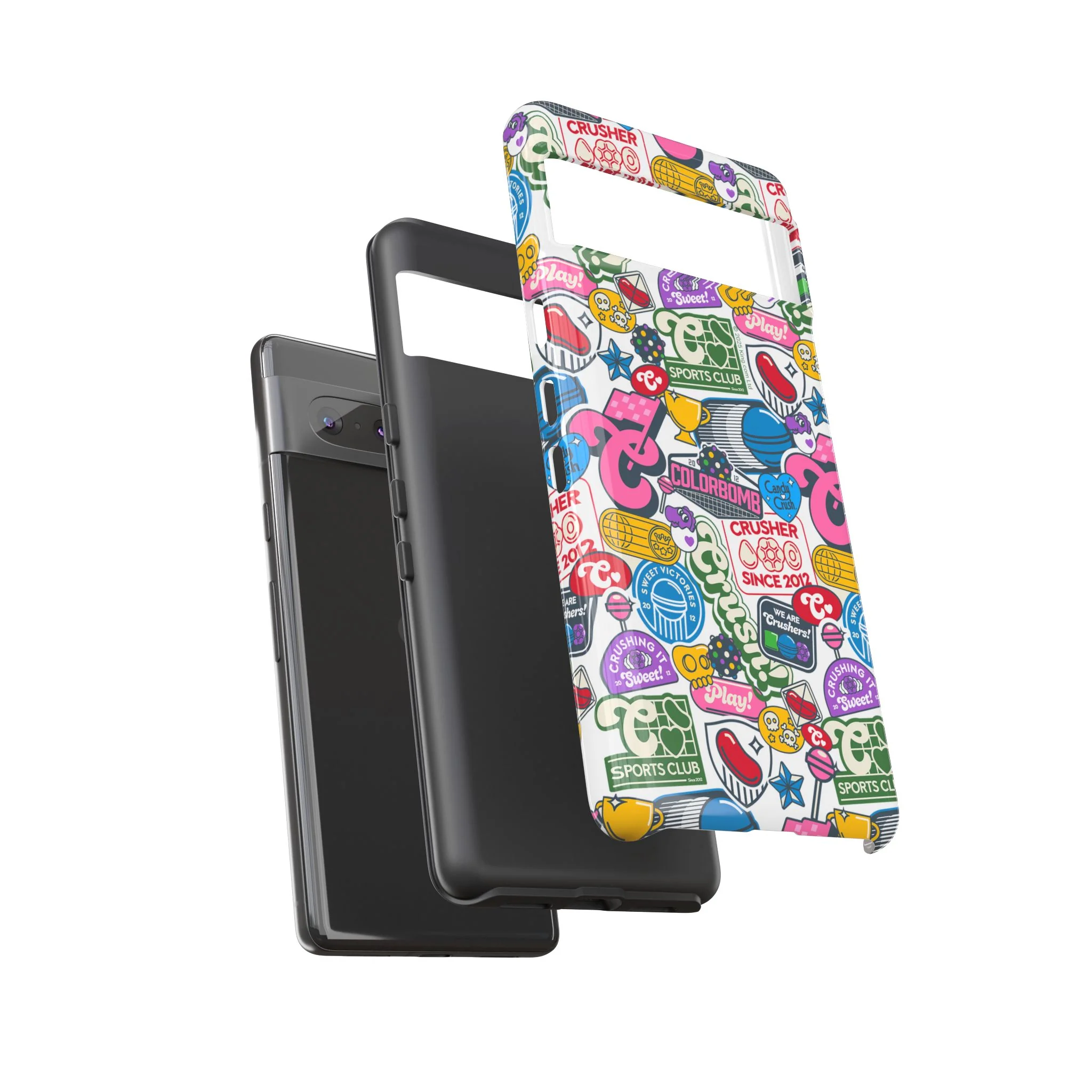 Candy Crush Sports Club Patches Tough Phone Case - Image 52