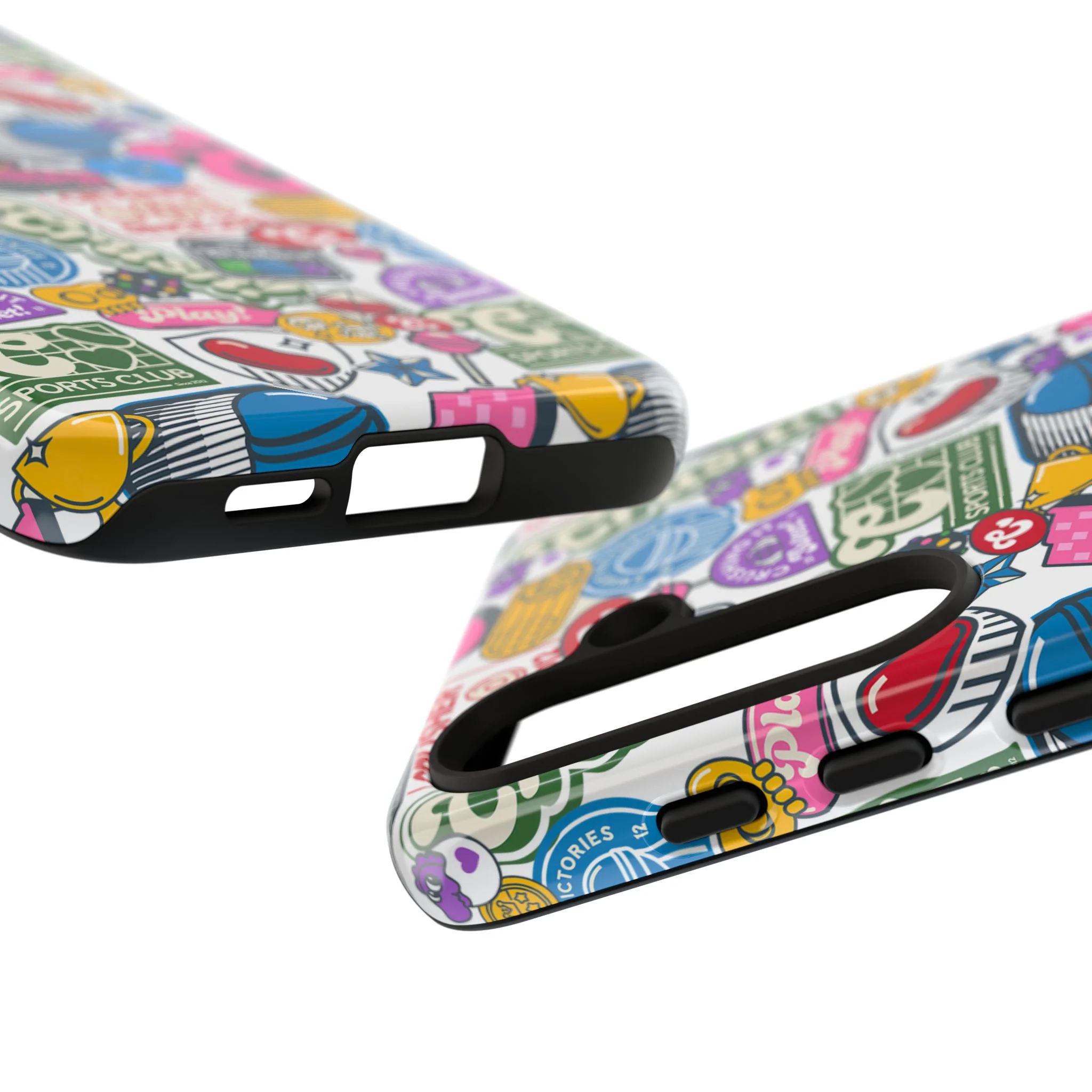 Candy Crush Sports Club Patches Tough Phone Case - Image 60