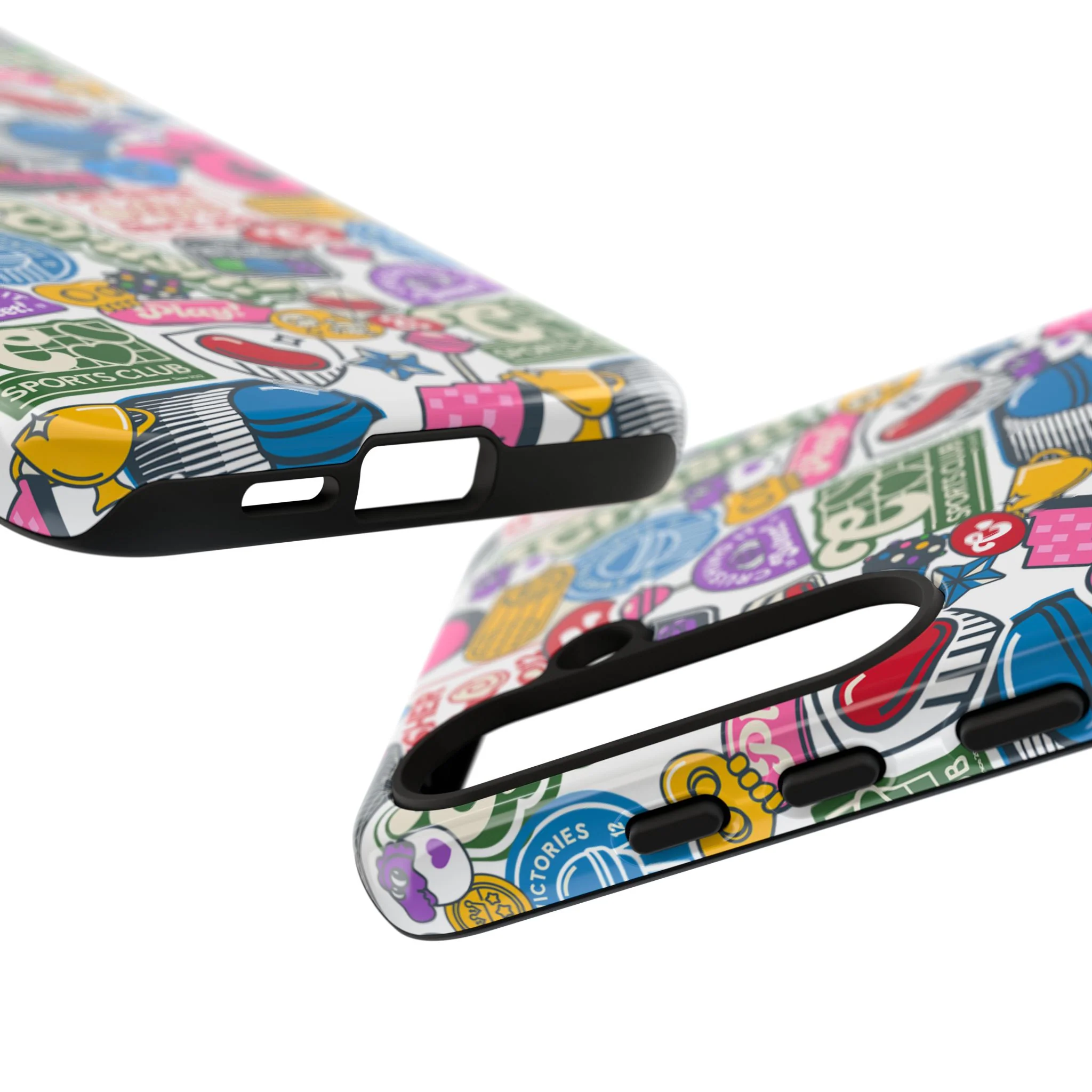Candy Crush Sports Club Patches Tough Phone Case - Image 63