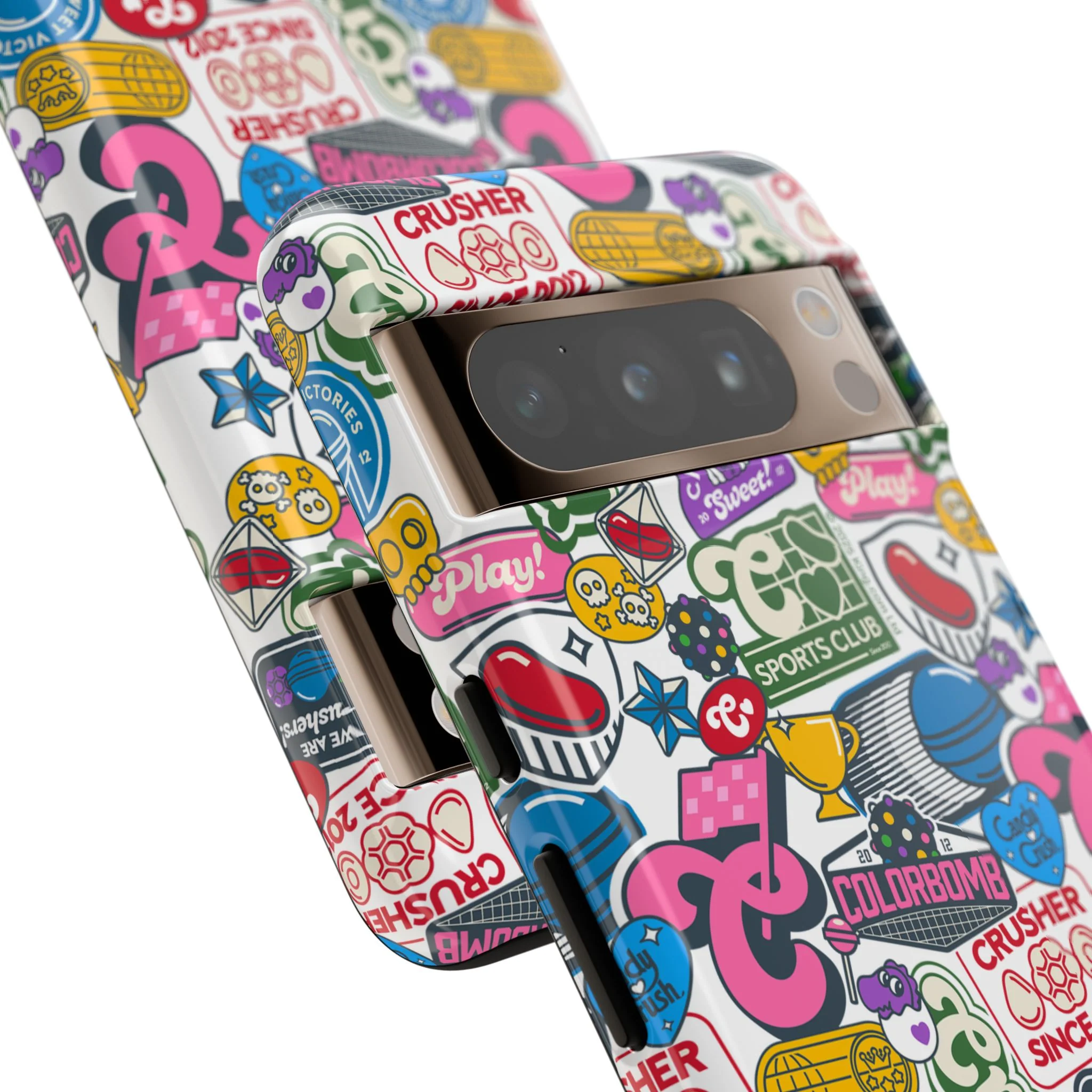 Candy Crush Sports Club Patches Tough Phone Case - Image 68