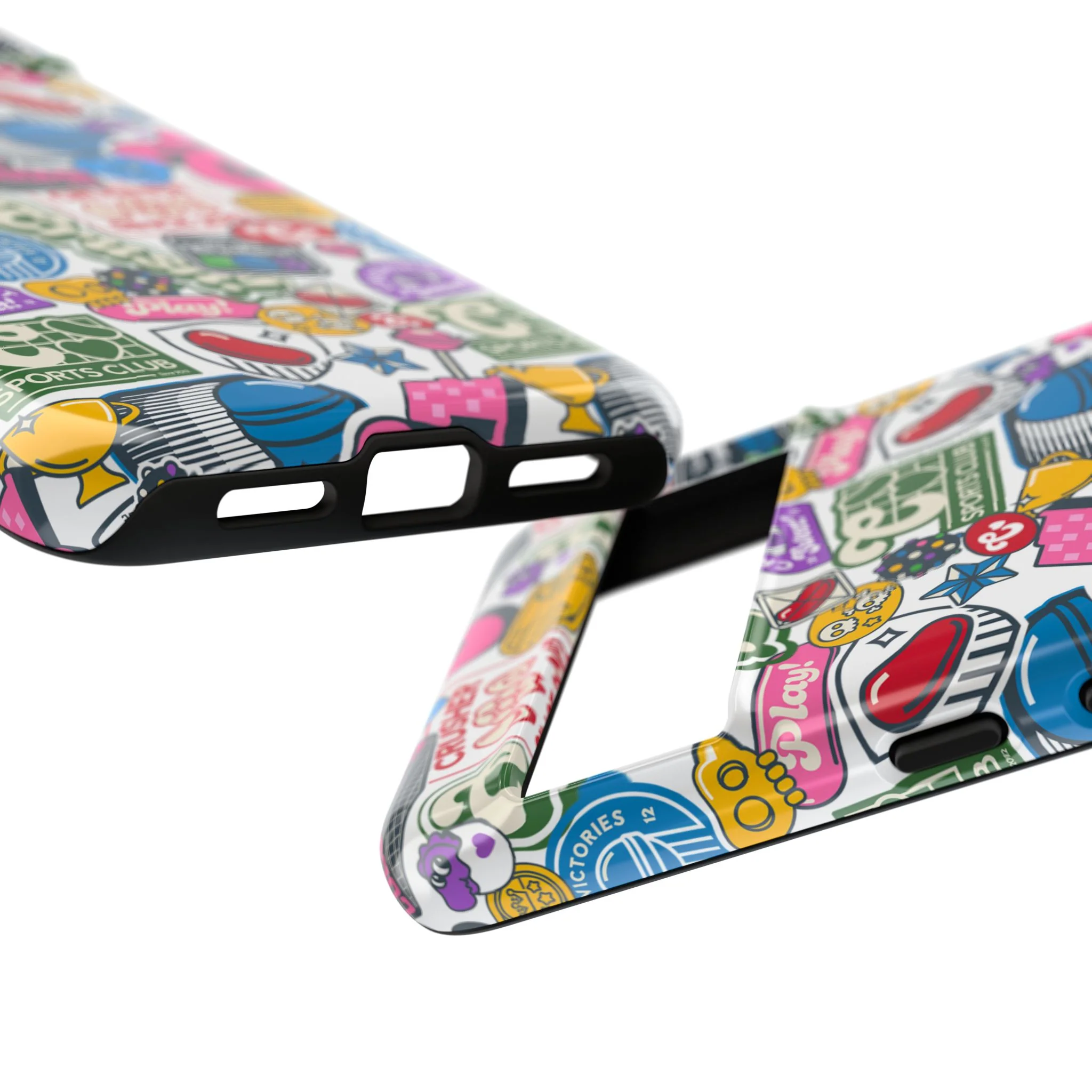 Candy Crush Sports Club Patches Tough Phone Case - Image 69