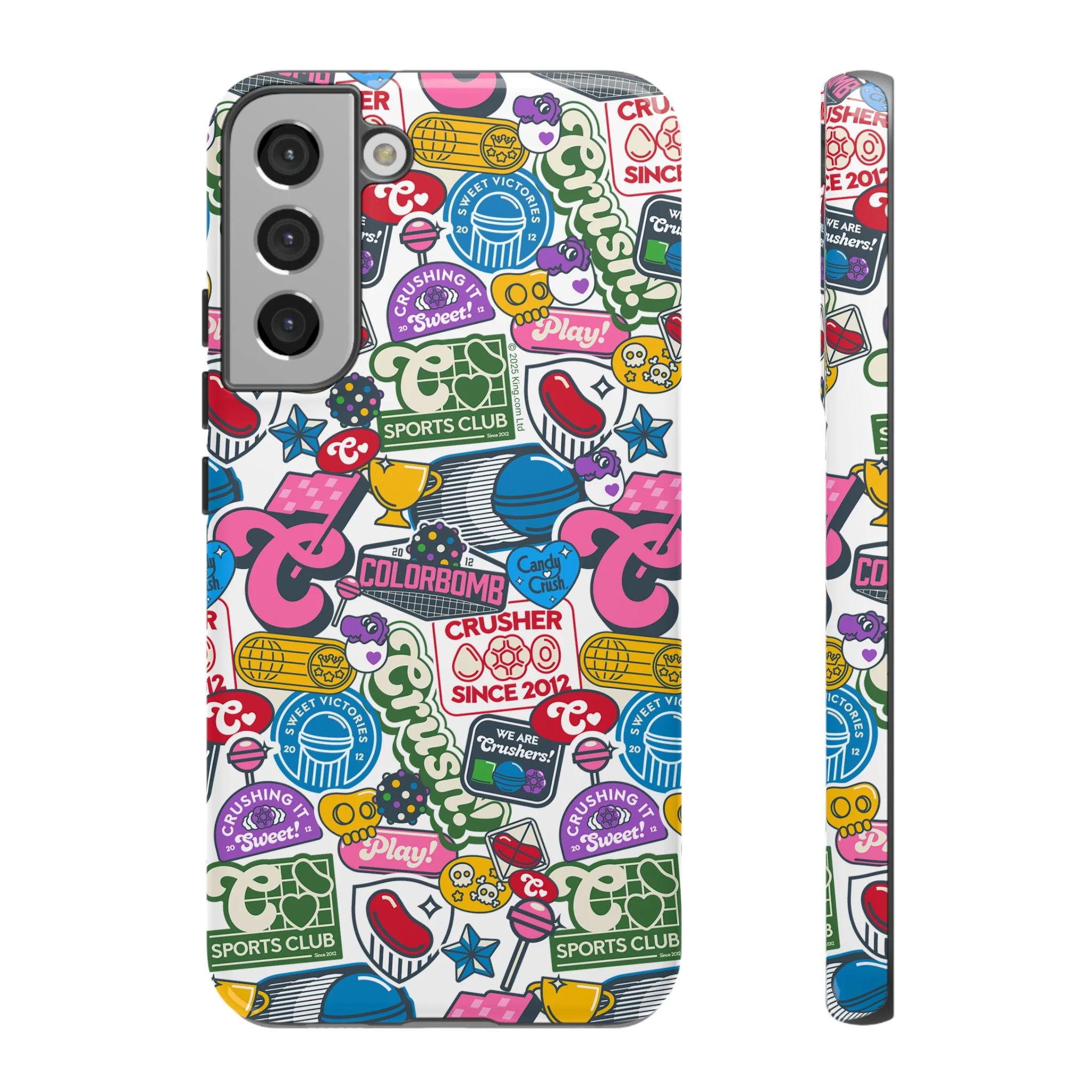 Candy Crush Sports Club Patches Tough Phone Case - Image 7