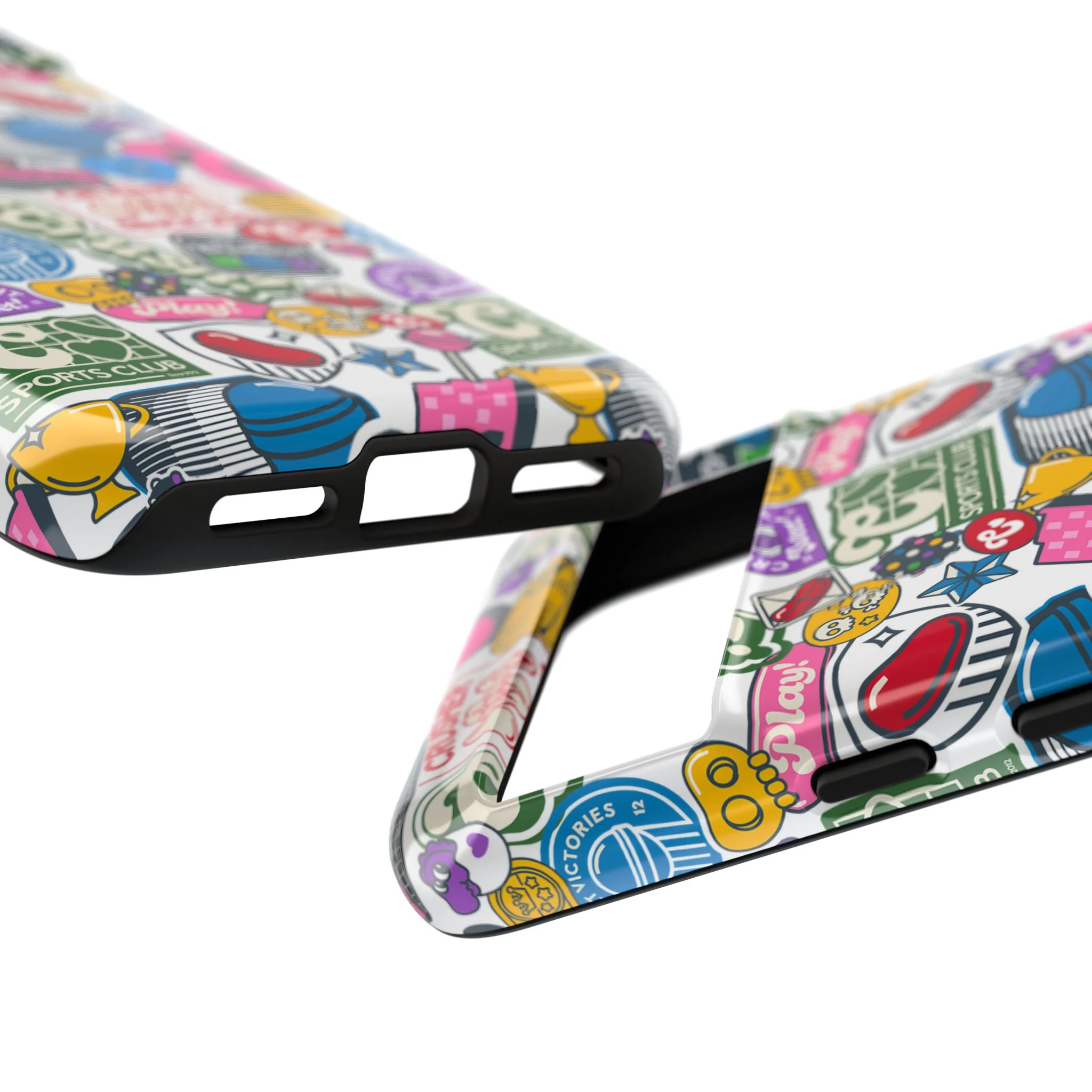 Candy Crush Sports Club Patches Tough Phone Case - Image 72