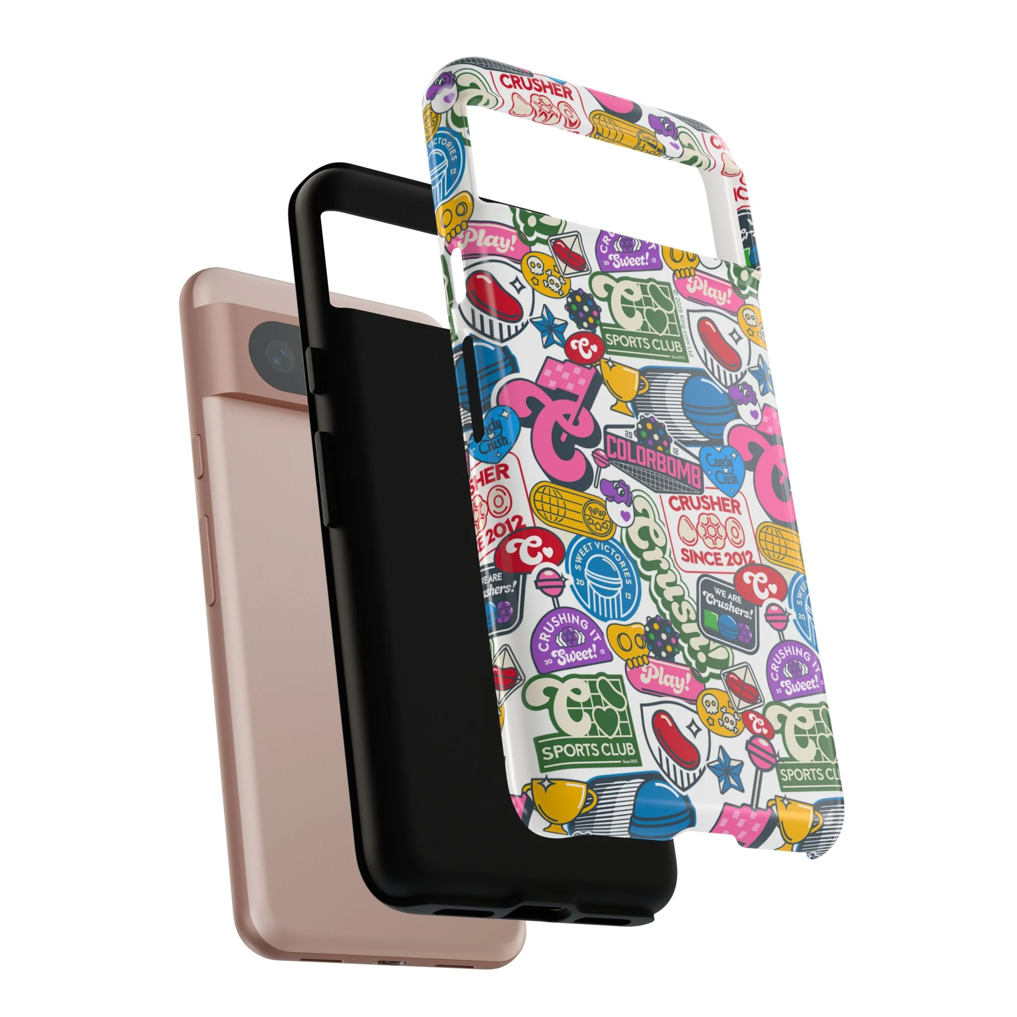 Candy Crush Sports Club Patches Tough Phone Case - Image 73