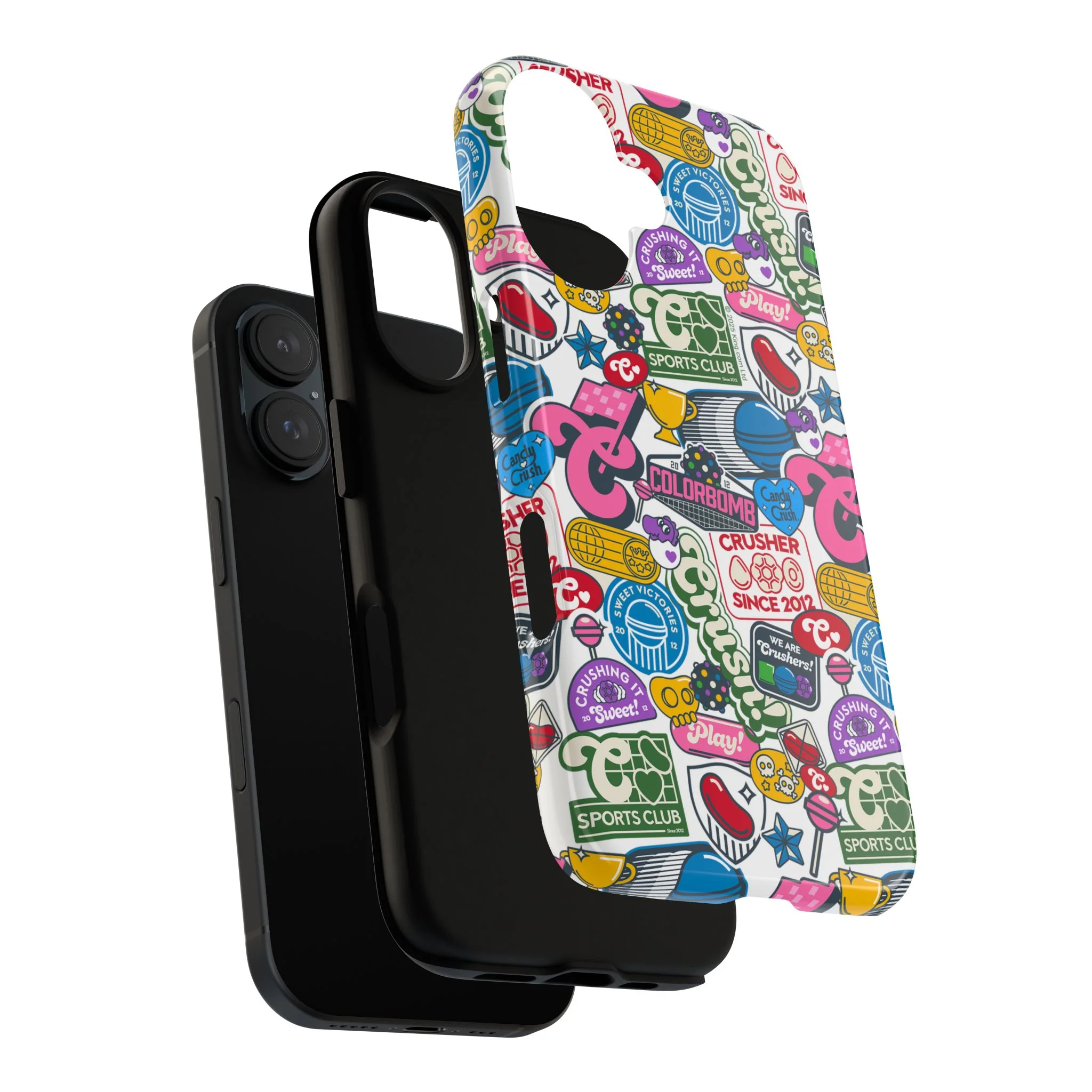 Candy Crush Sports Club Patches Tough Phone Case - Image 75