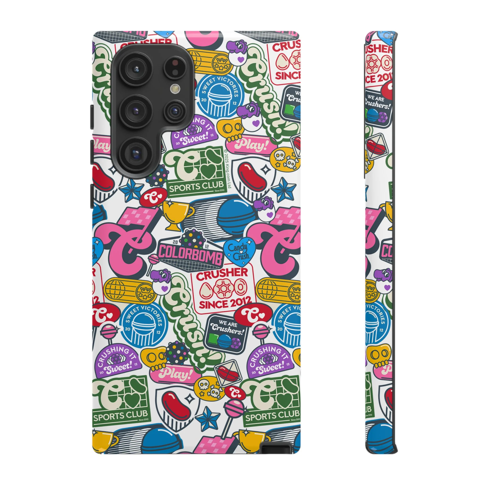 Candy Crush Sports Club Patches Tough Phone Case - Image 8