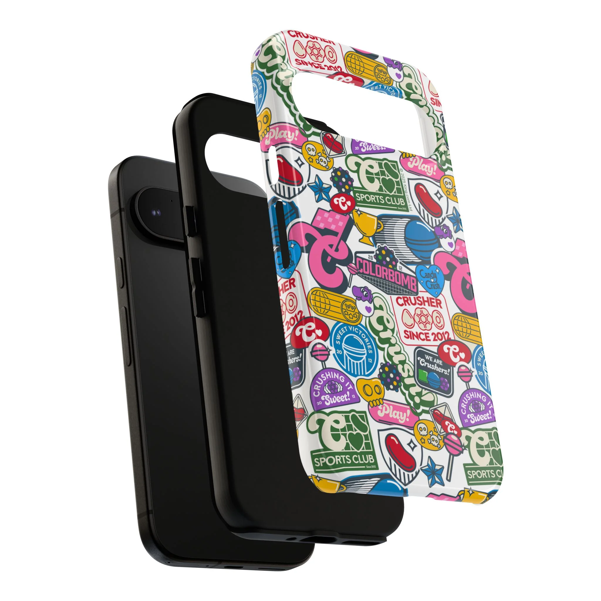 Candy Crush Sports Club Patches Tough Phone Case - Image 81