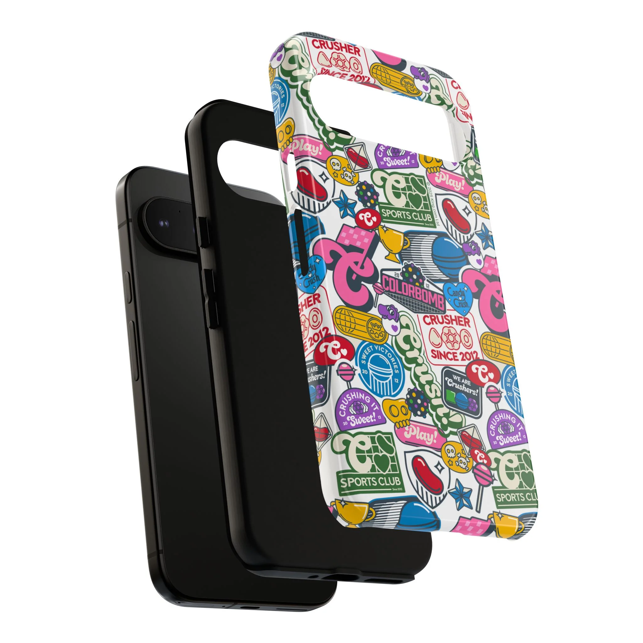 Candy Crush Sports Club Patches Tough Phone Case - Image 85