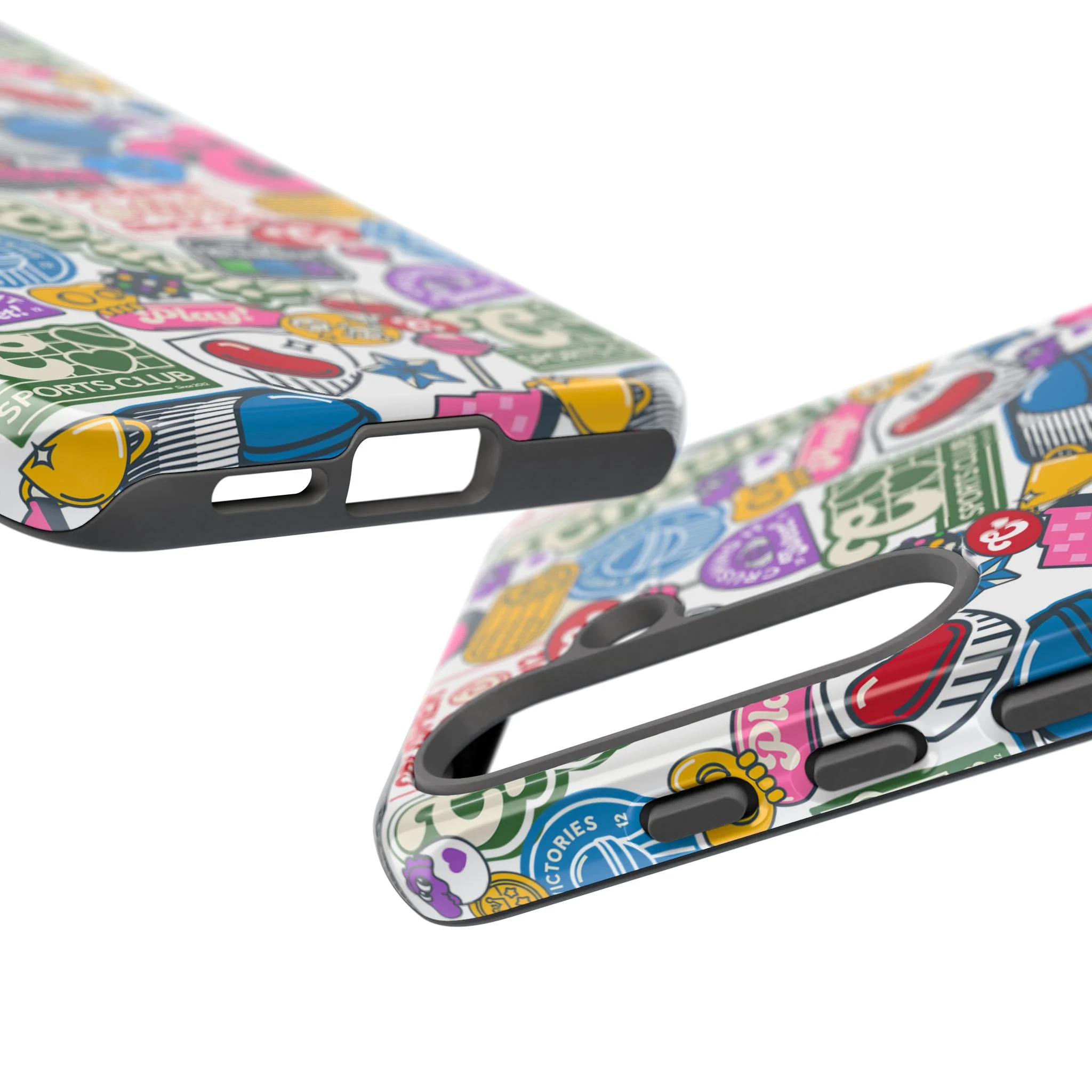 Candy Crush Sports Club Patches Tough Phone Case - Image 87