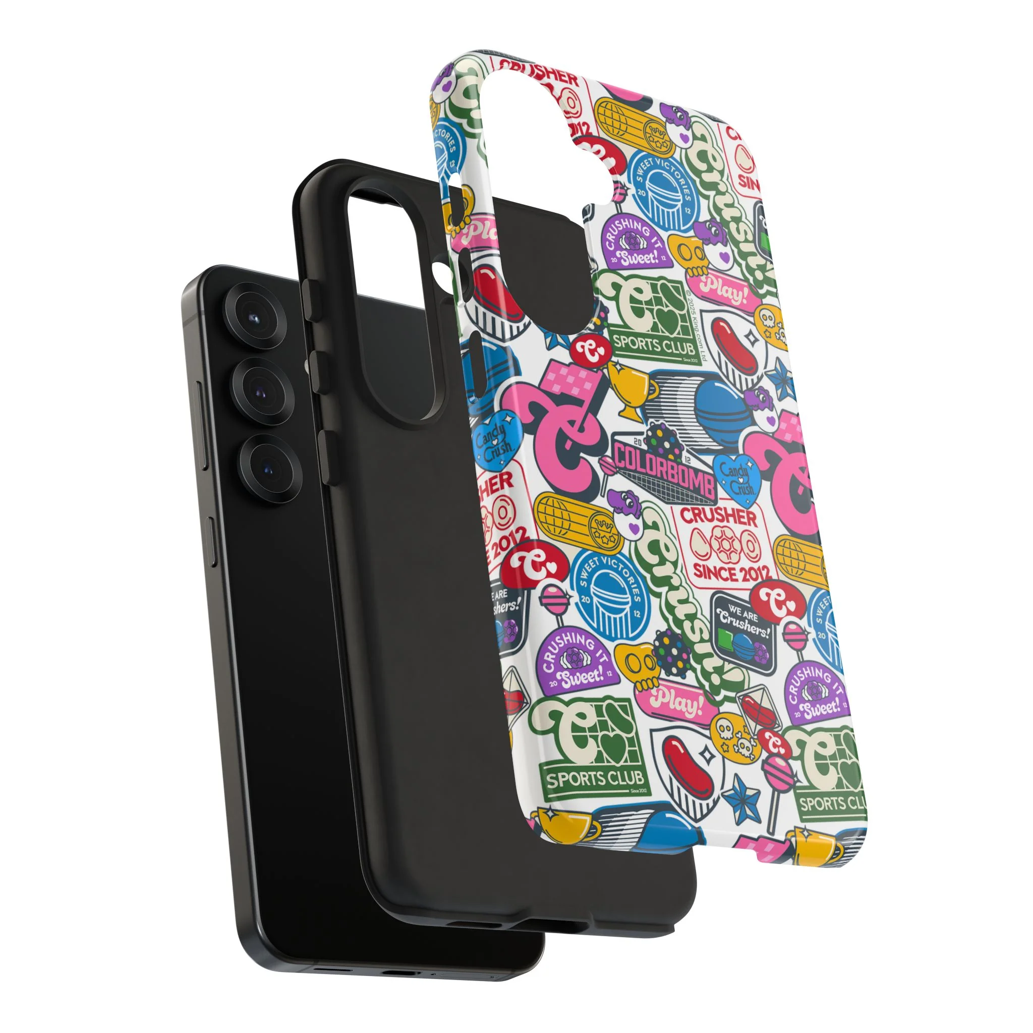 Candy Crush Sports Club Patches Tough Phone Case - Image 88