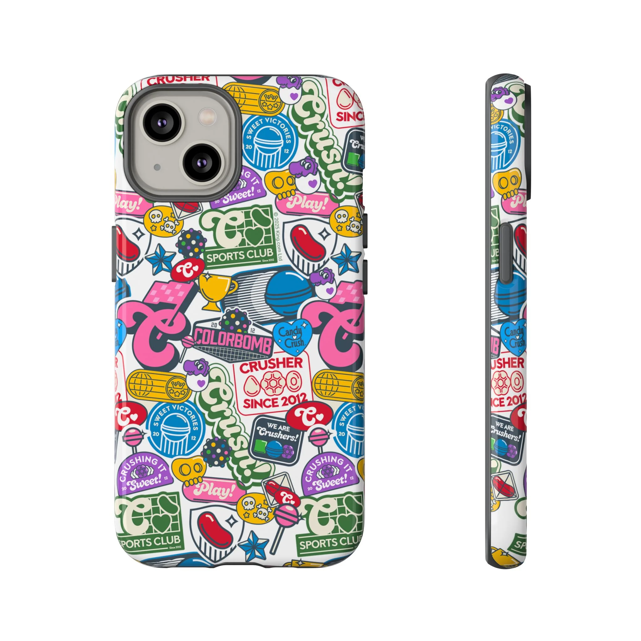 Candy Crush Sports Club Patches Tough Phone Case - Image 9