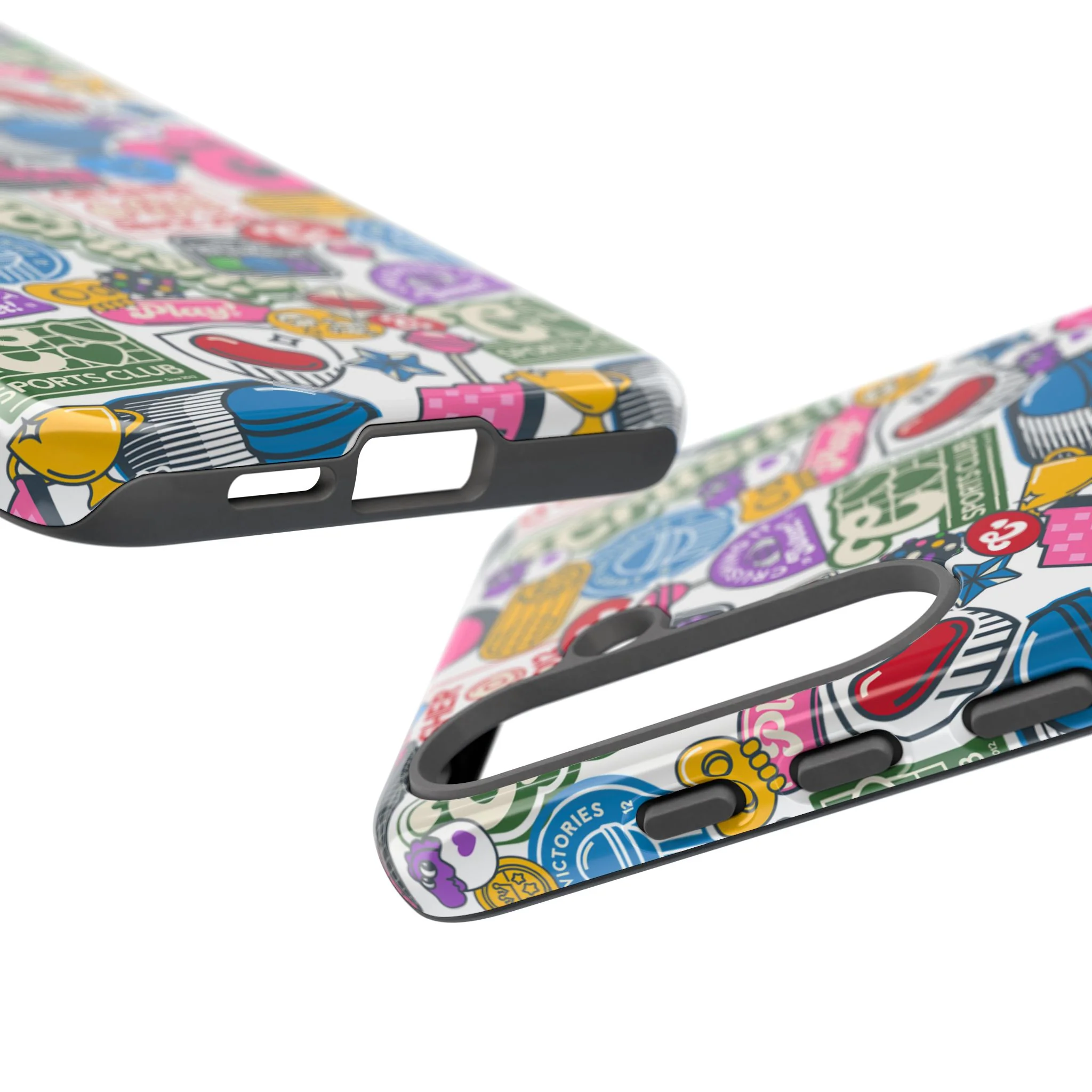 Candy Crush Sports Club Patches Tough Phone Case - Image 90