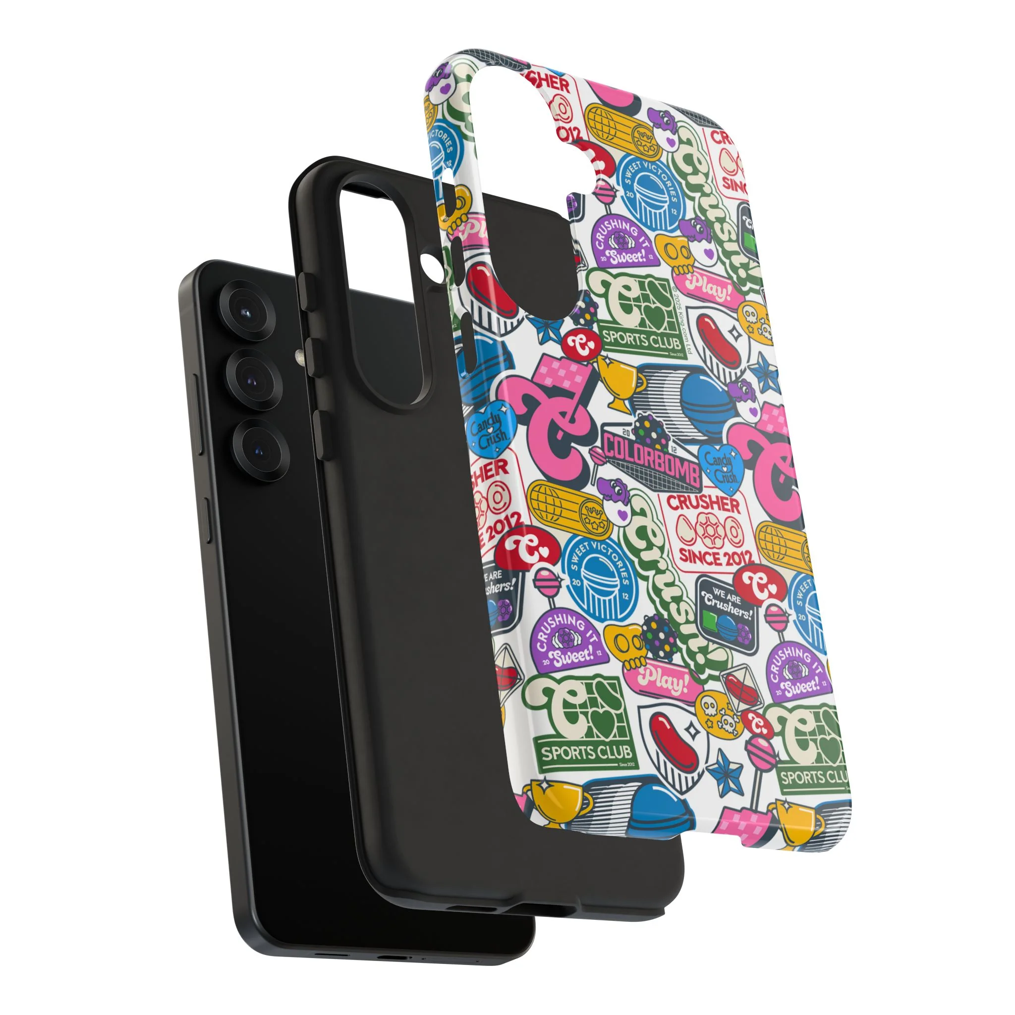 Candy Crush Sports Club Patches Tough Phone Case - Image 91