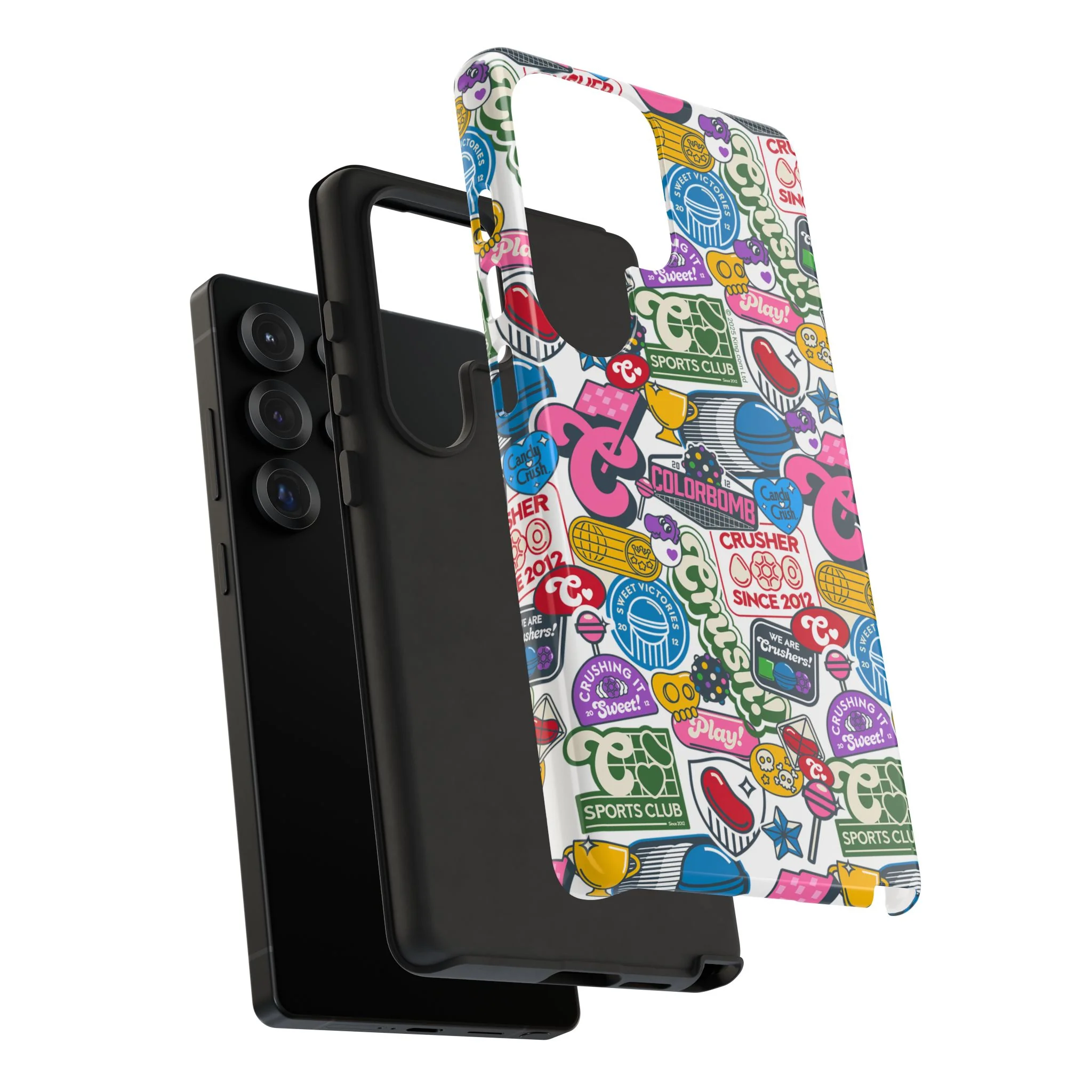 Candy Crush Sports Club Patches Tough Phone Case - Image 94