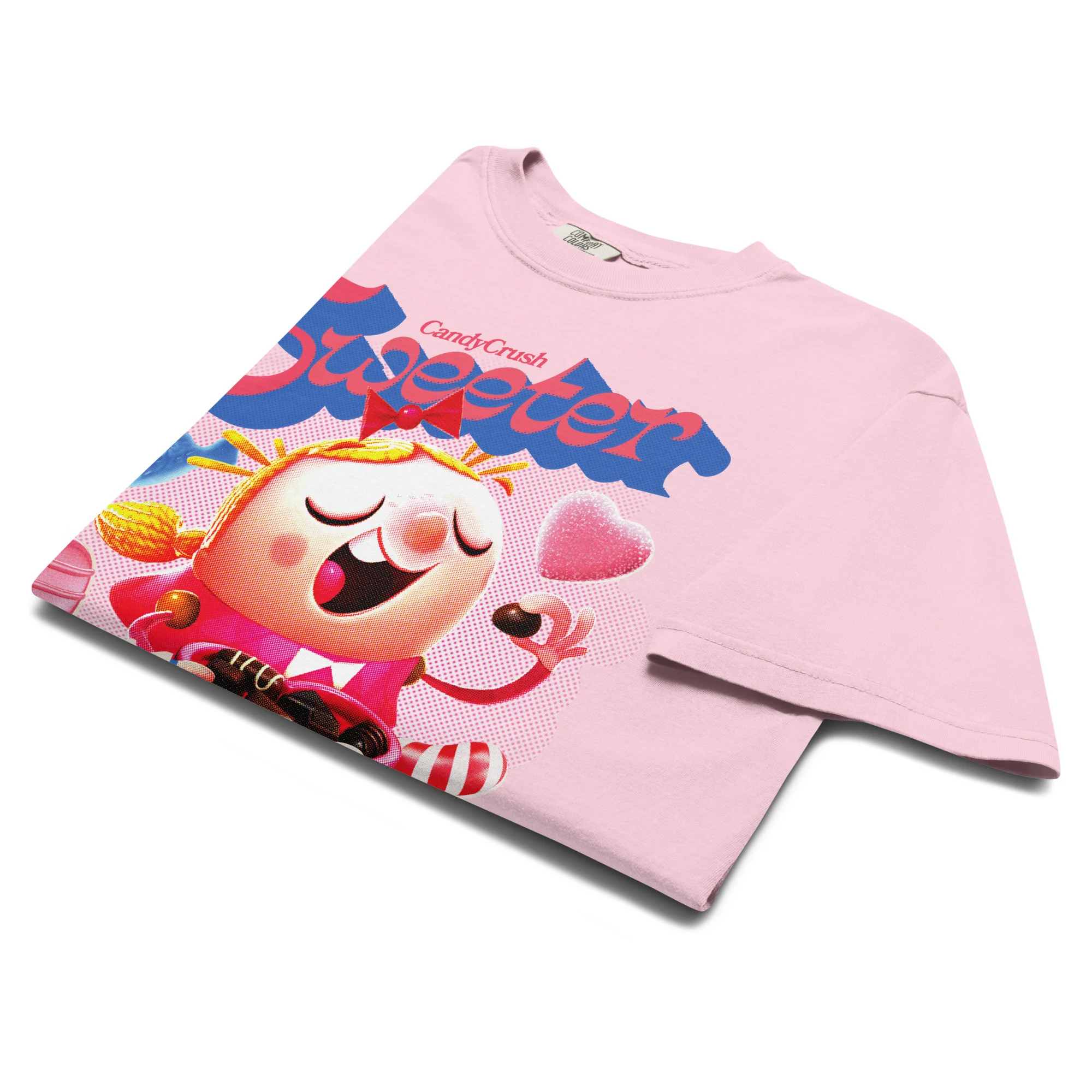 Candy Crush T-Shirt Sweeter Than Ever Comfort Colors - Image 3