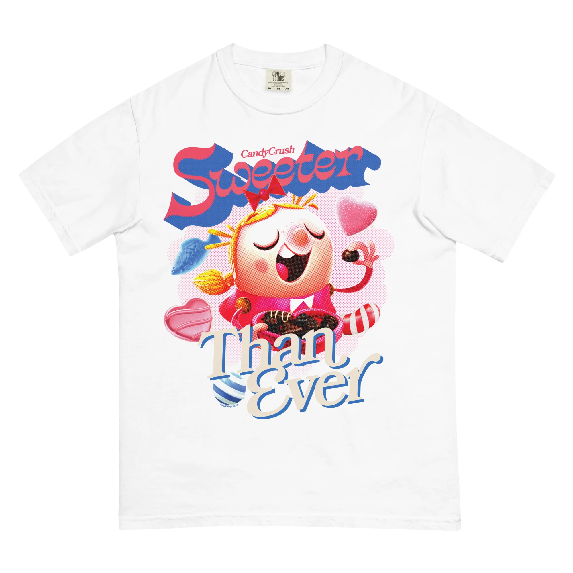 Candy Crush T-Shirt Sweeter Than Ever Comfort Colors - Image 6