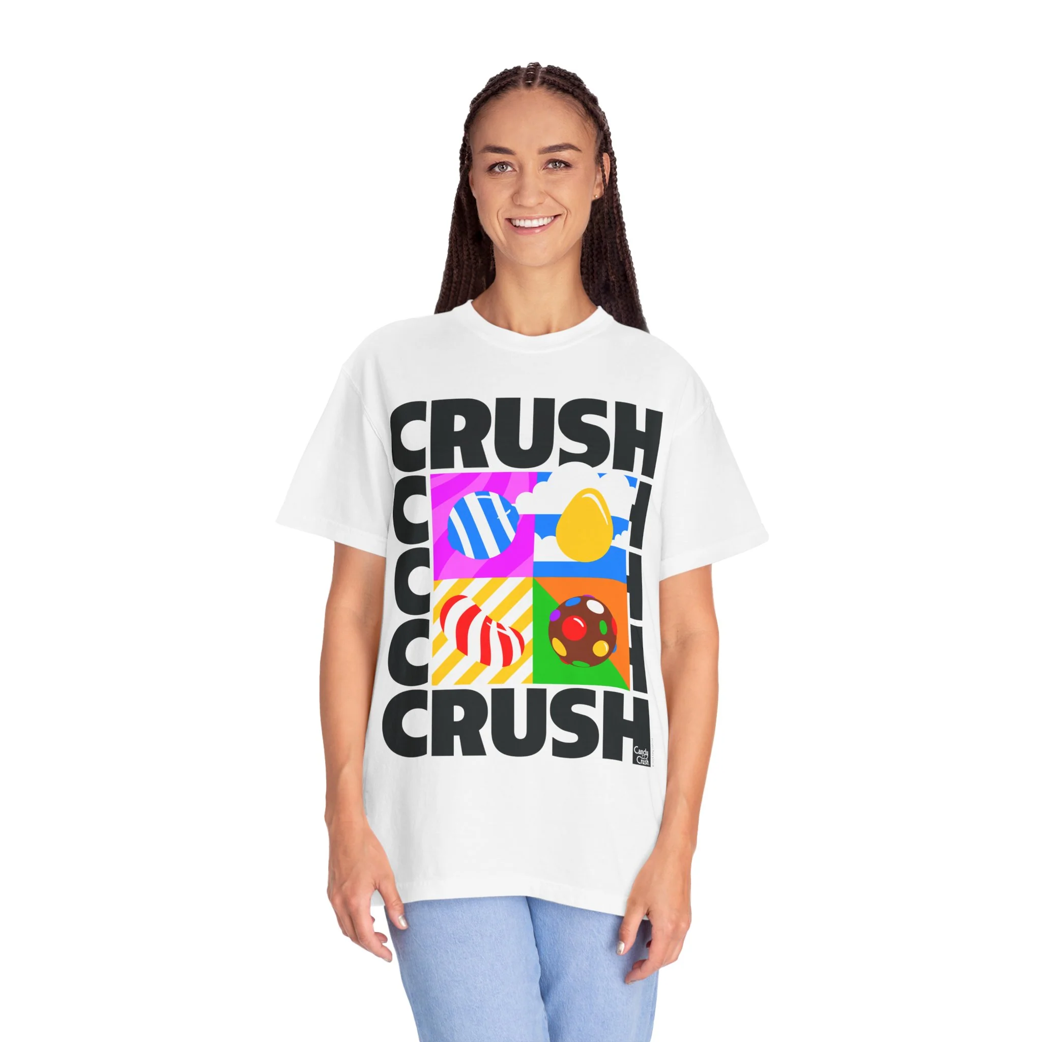 Candy Crush Crush, Crush, Crush Unisex T-Shirt - Image 4